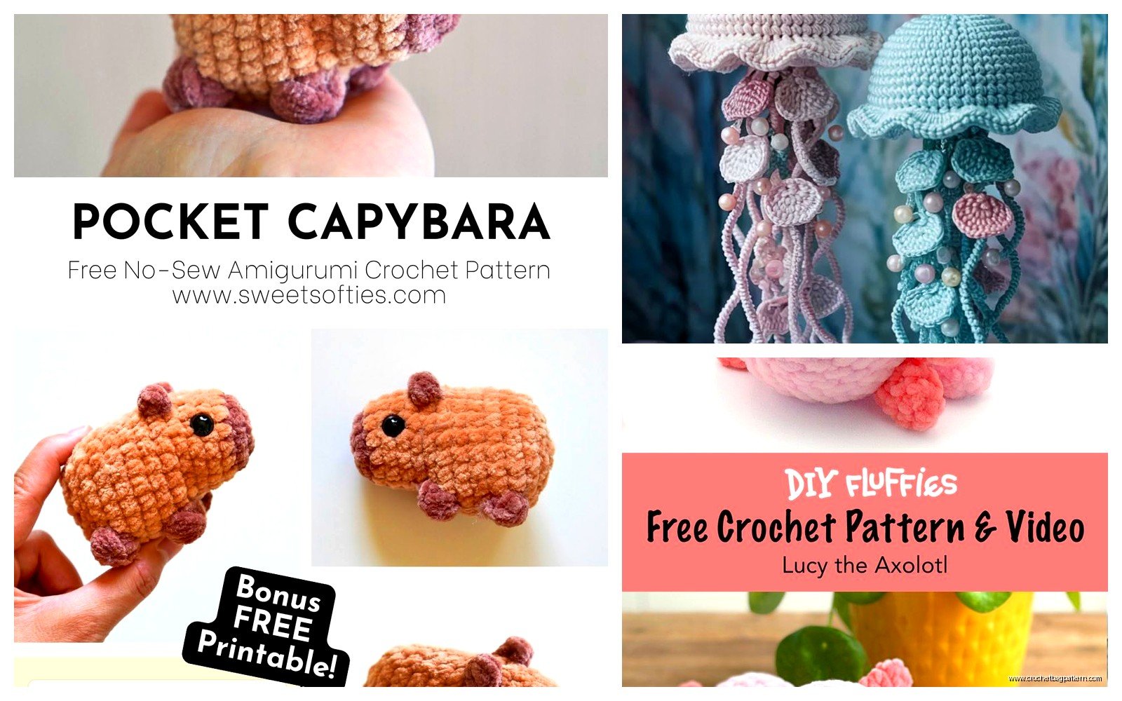 Free Amigurumi Crochet Patterns: 100+ Toy Designs