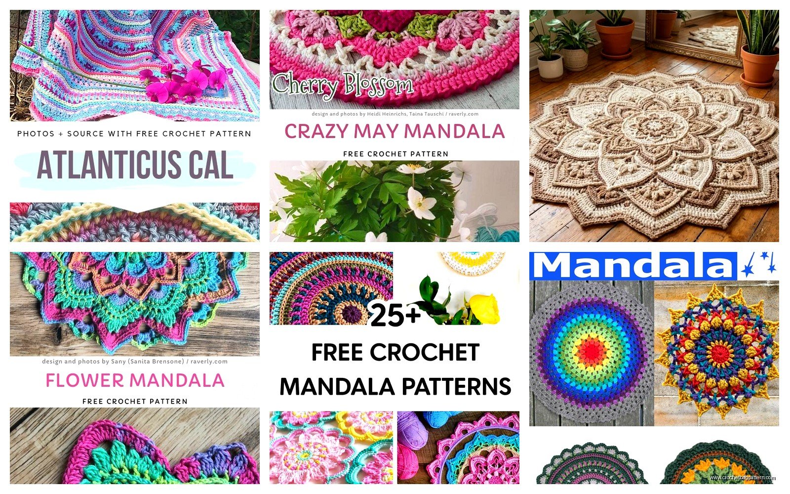 Free Crochet Mandala Patterns: Circular Design Collection