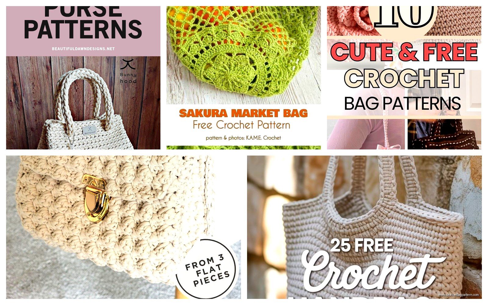 Free Crochet Purse Patterns: Bag Design Collection