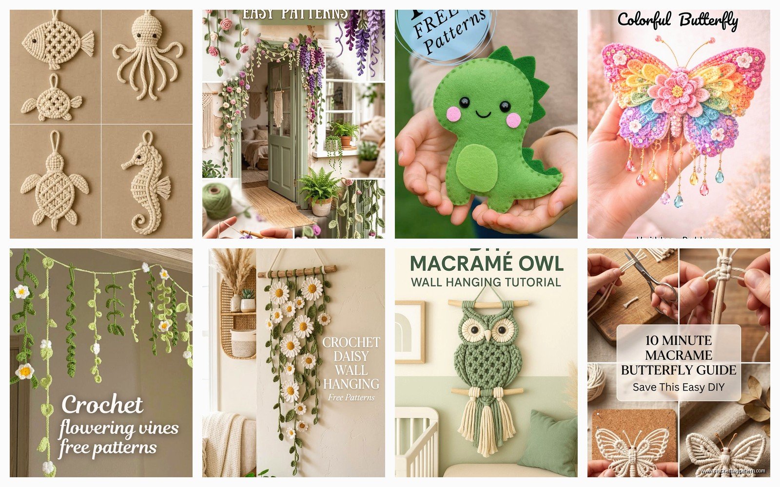Free Handmade Crochet Decorations: Home Decor Patterns