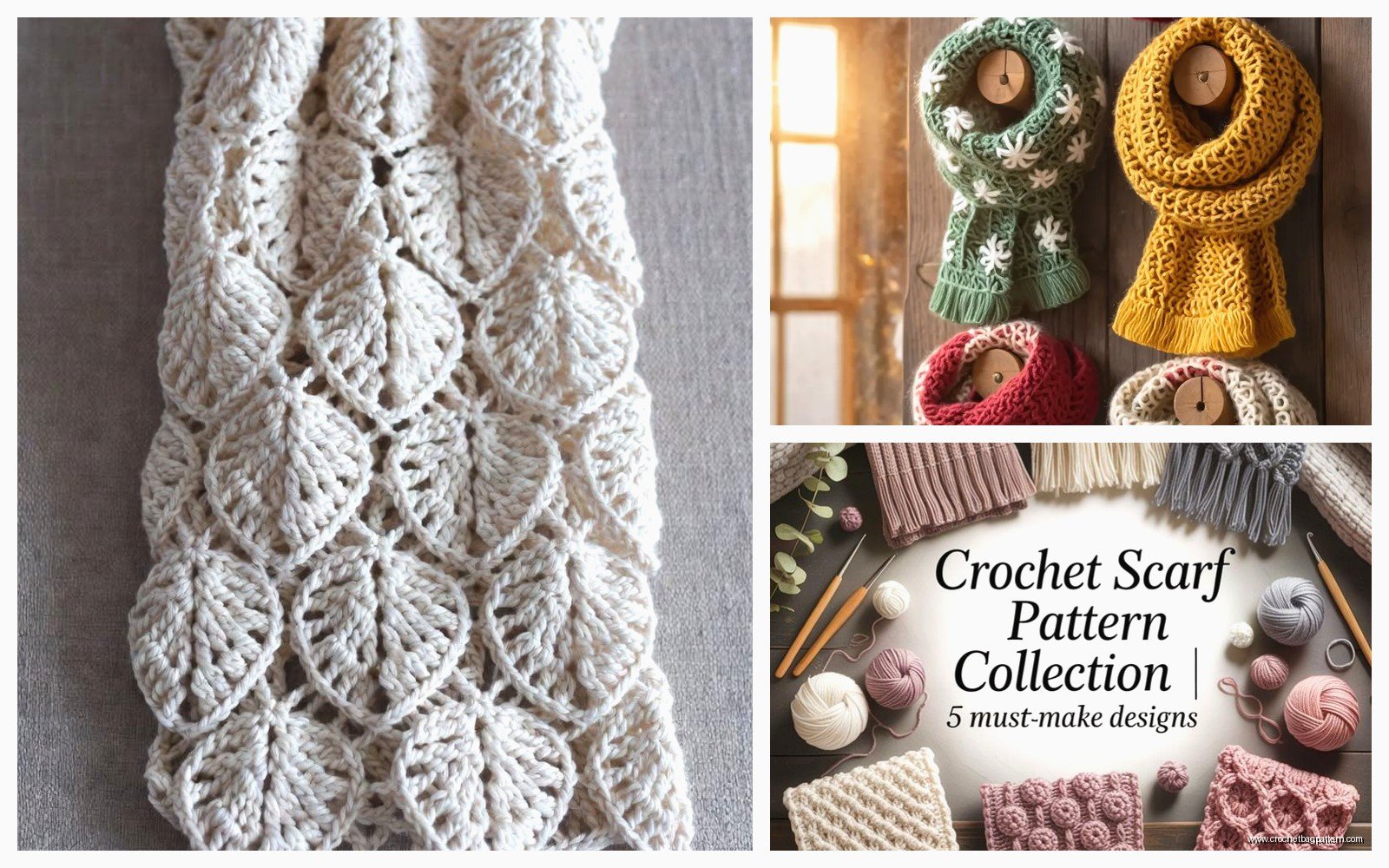 Modern Crochet Scarf Patterns: Contemporary Designs