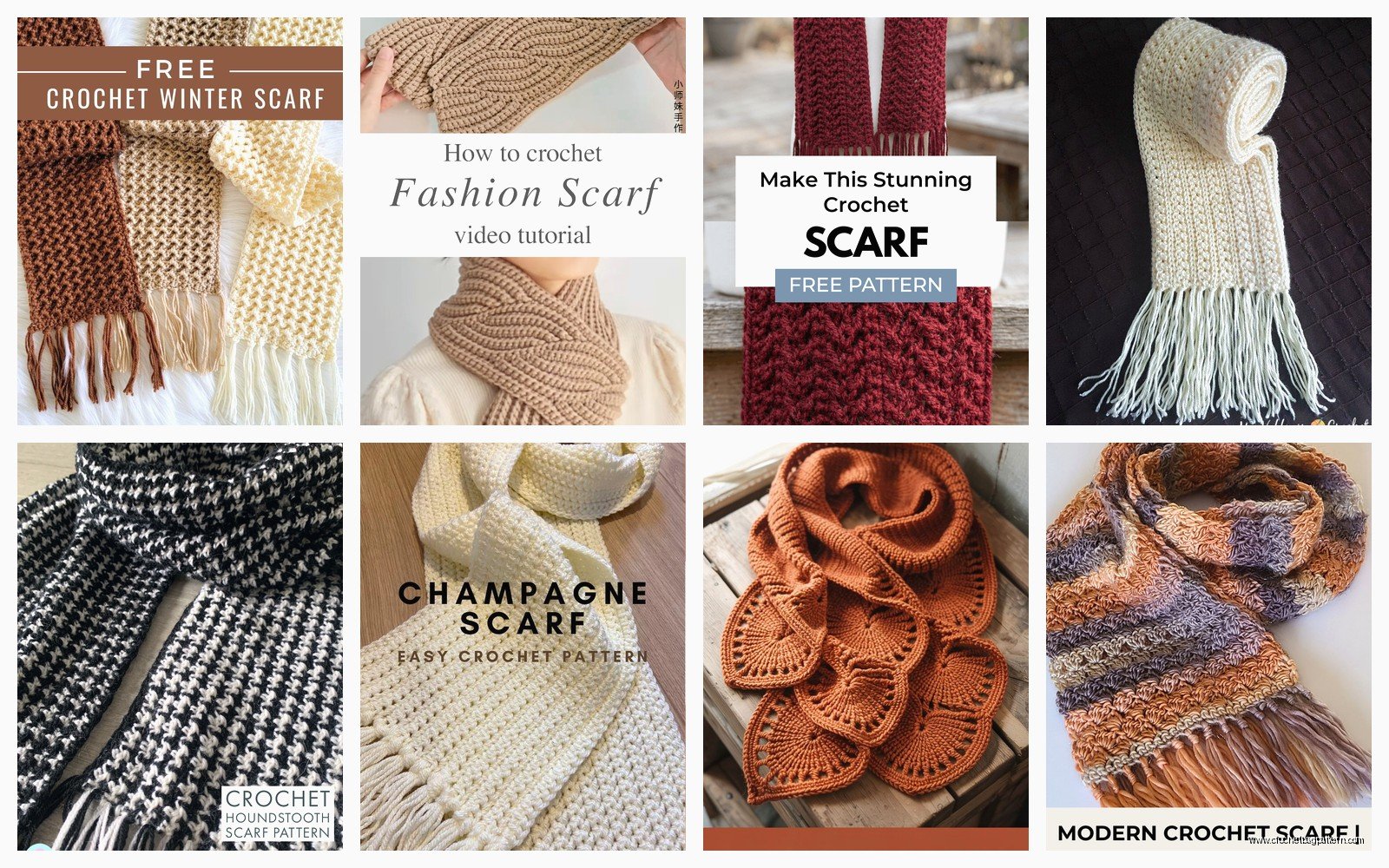 Free Modern Crochet Scarf Patterns: Contemporary Designs