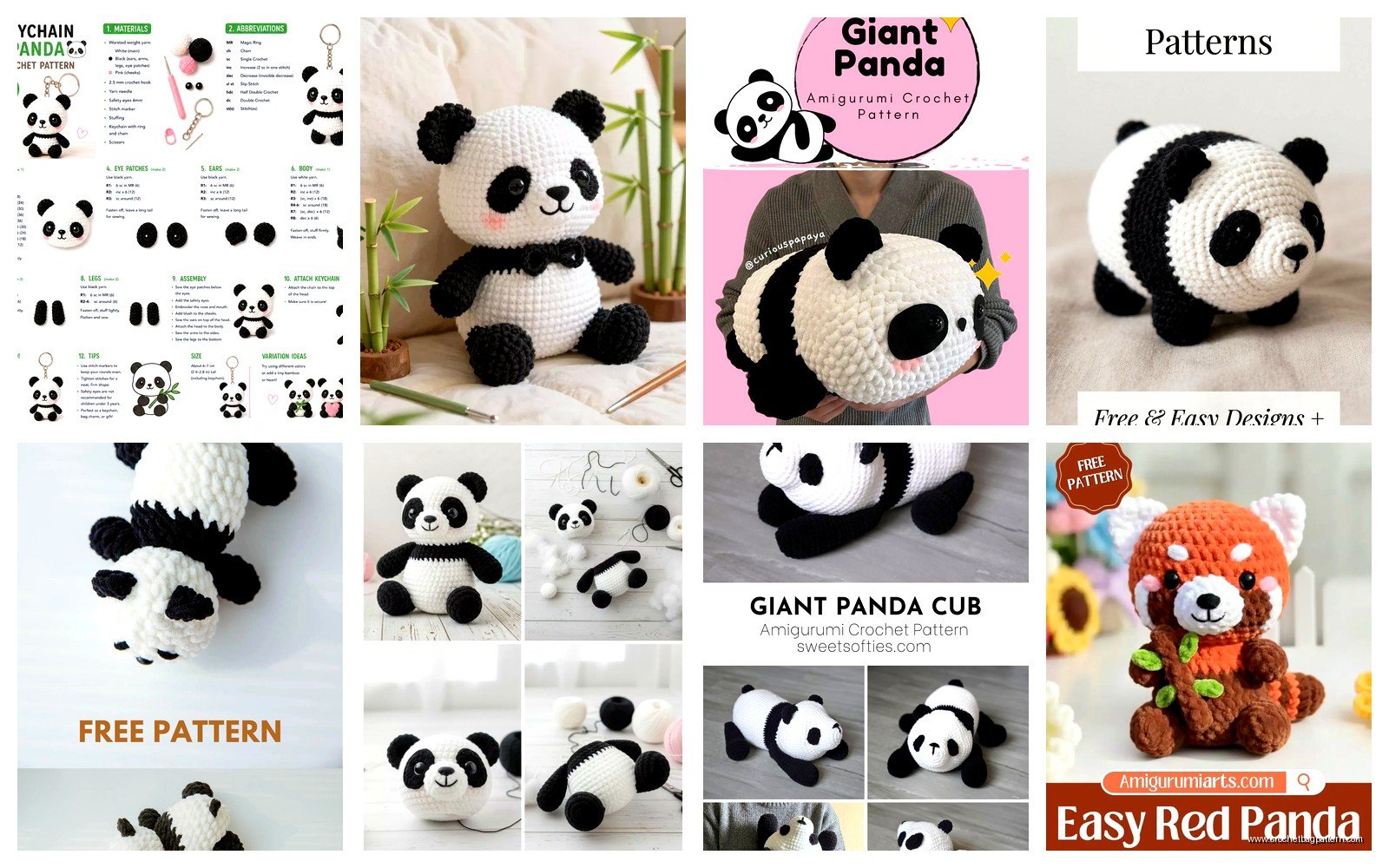Free Panda Crochet Pattern: Bear Amigurumi Tutorial