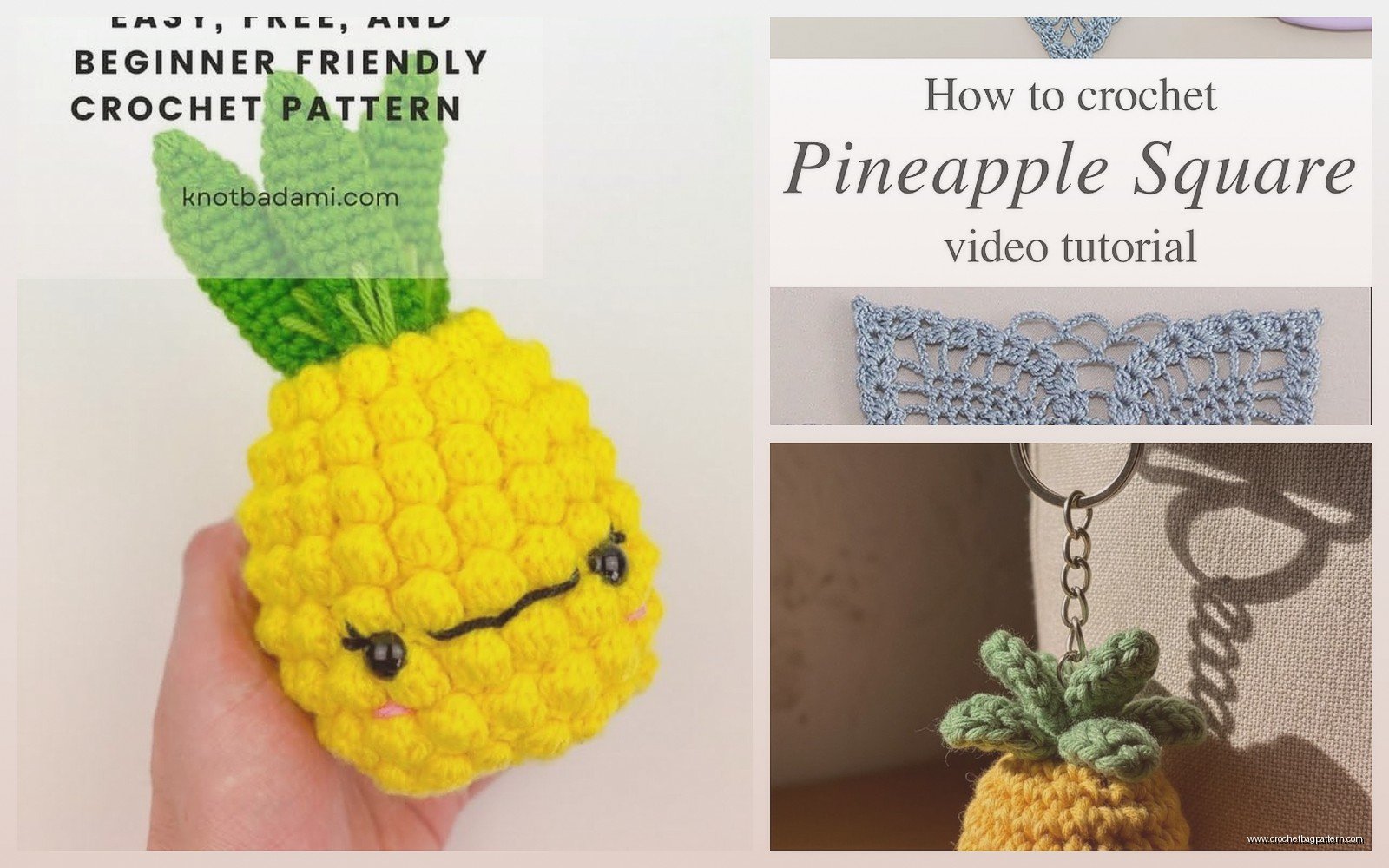 Pineapple Crochet Pattern: Tropical Lace Designs