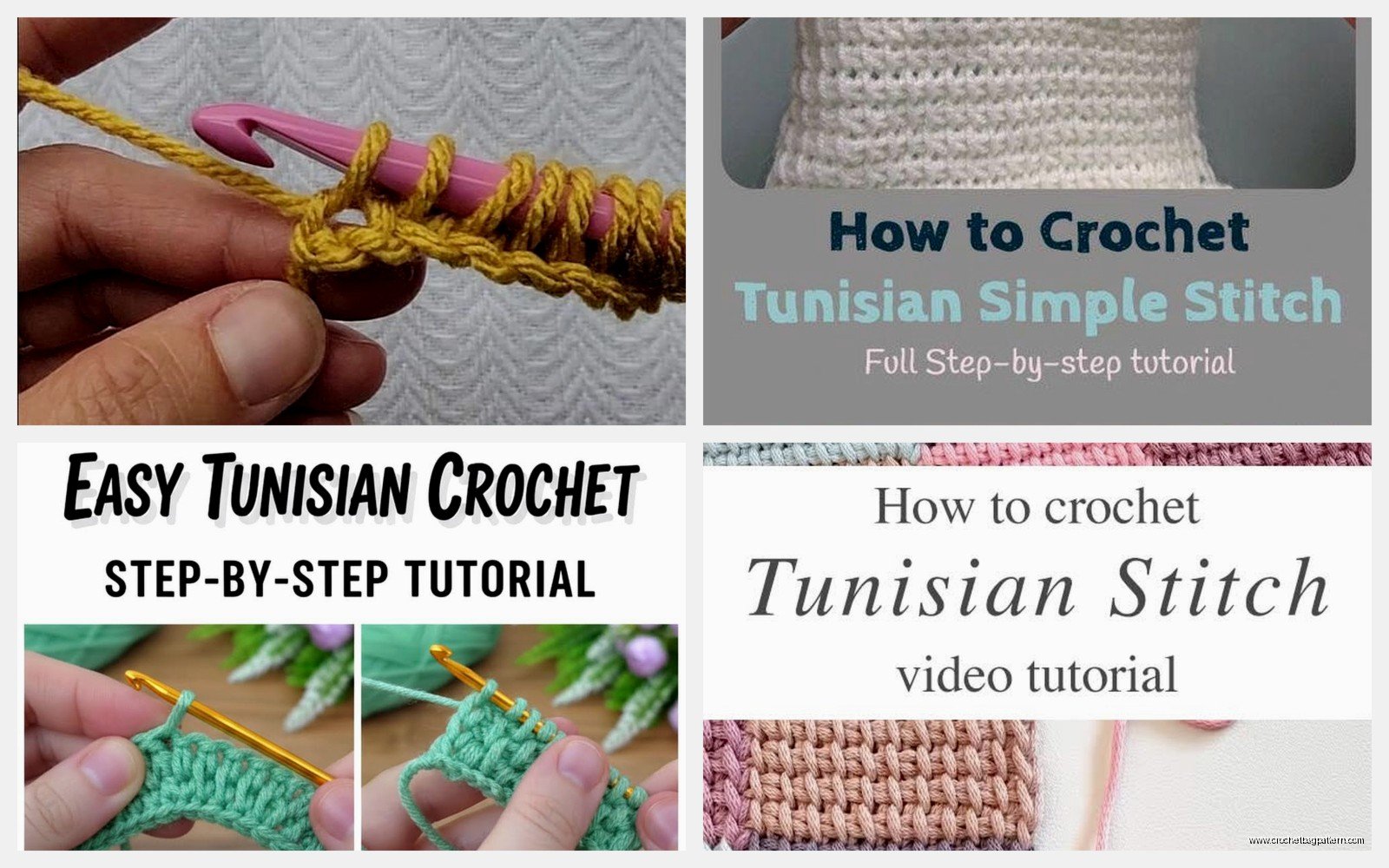 Tunisian Simple Stitch: Basic TSS Tutorial