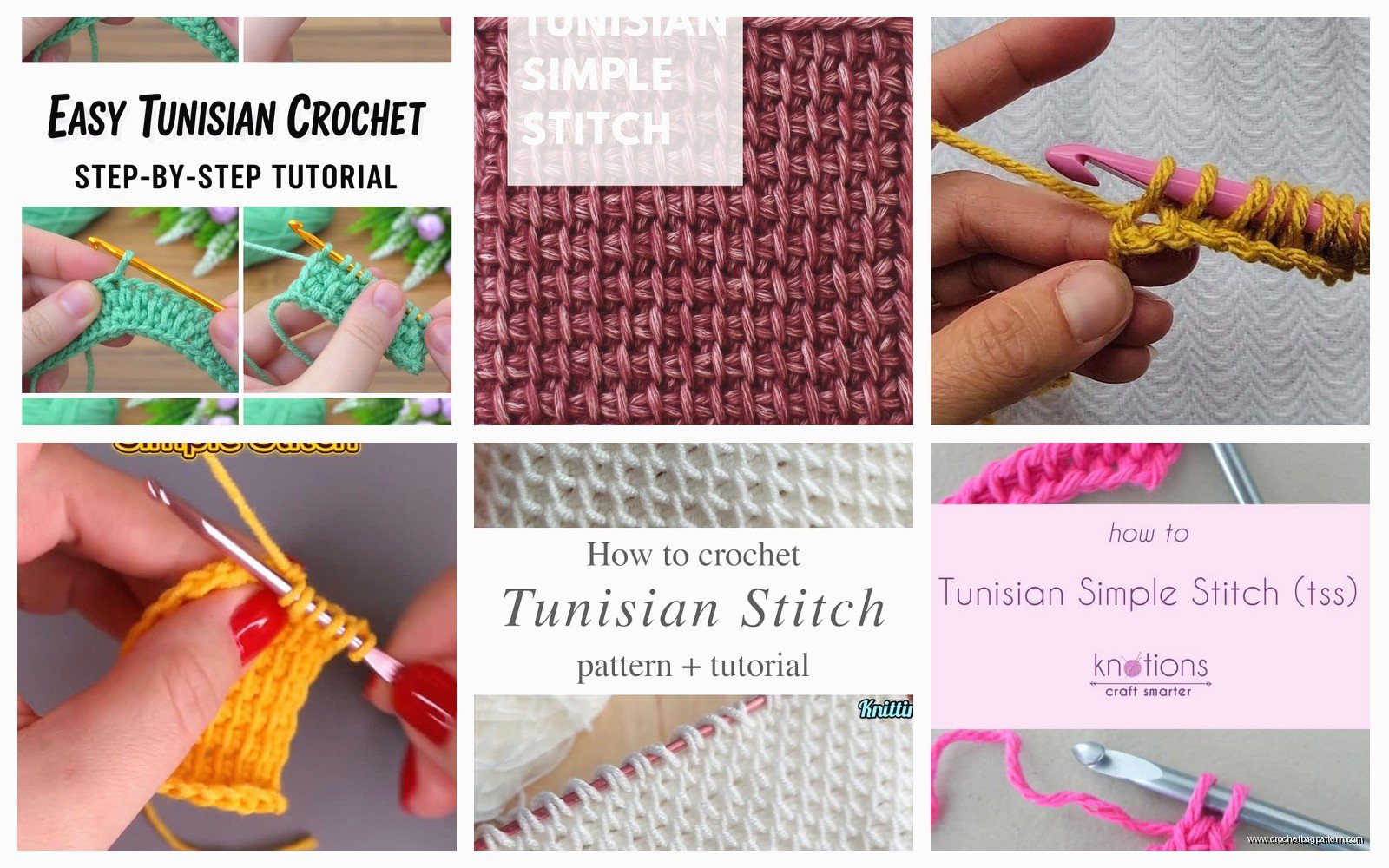 Tunisian Simple Stitch: Basic TSS Tutorial