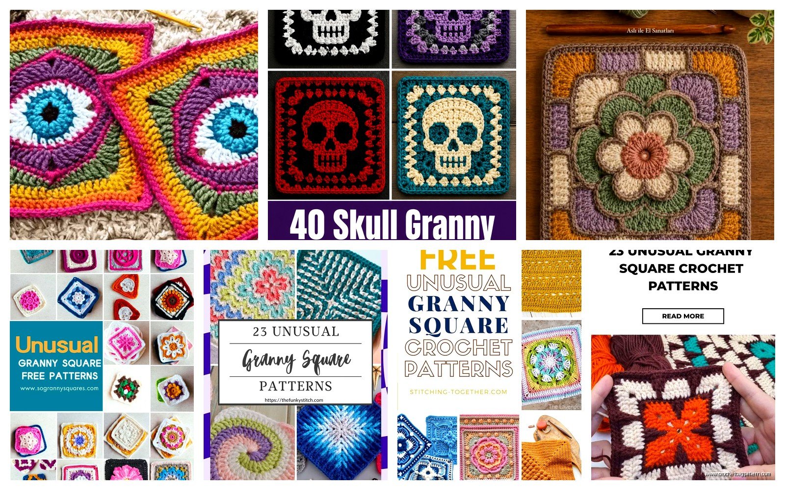 Unusual Granny Square Crochet Patterns: Unique Designs