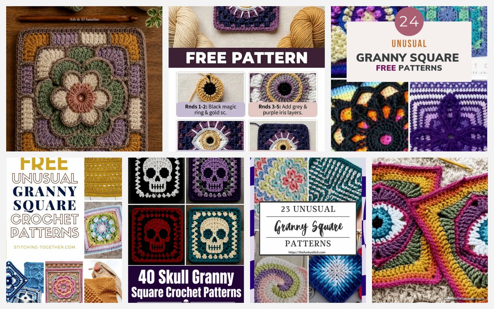 Unusual Granny Square Crochet Patterns: Unique Designs