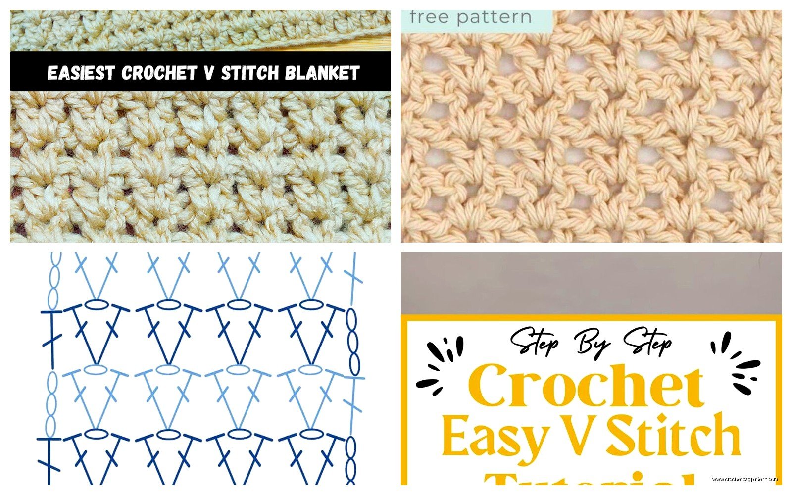 V Stitch Crochet Pattern: Classic Technique Tutorial