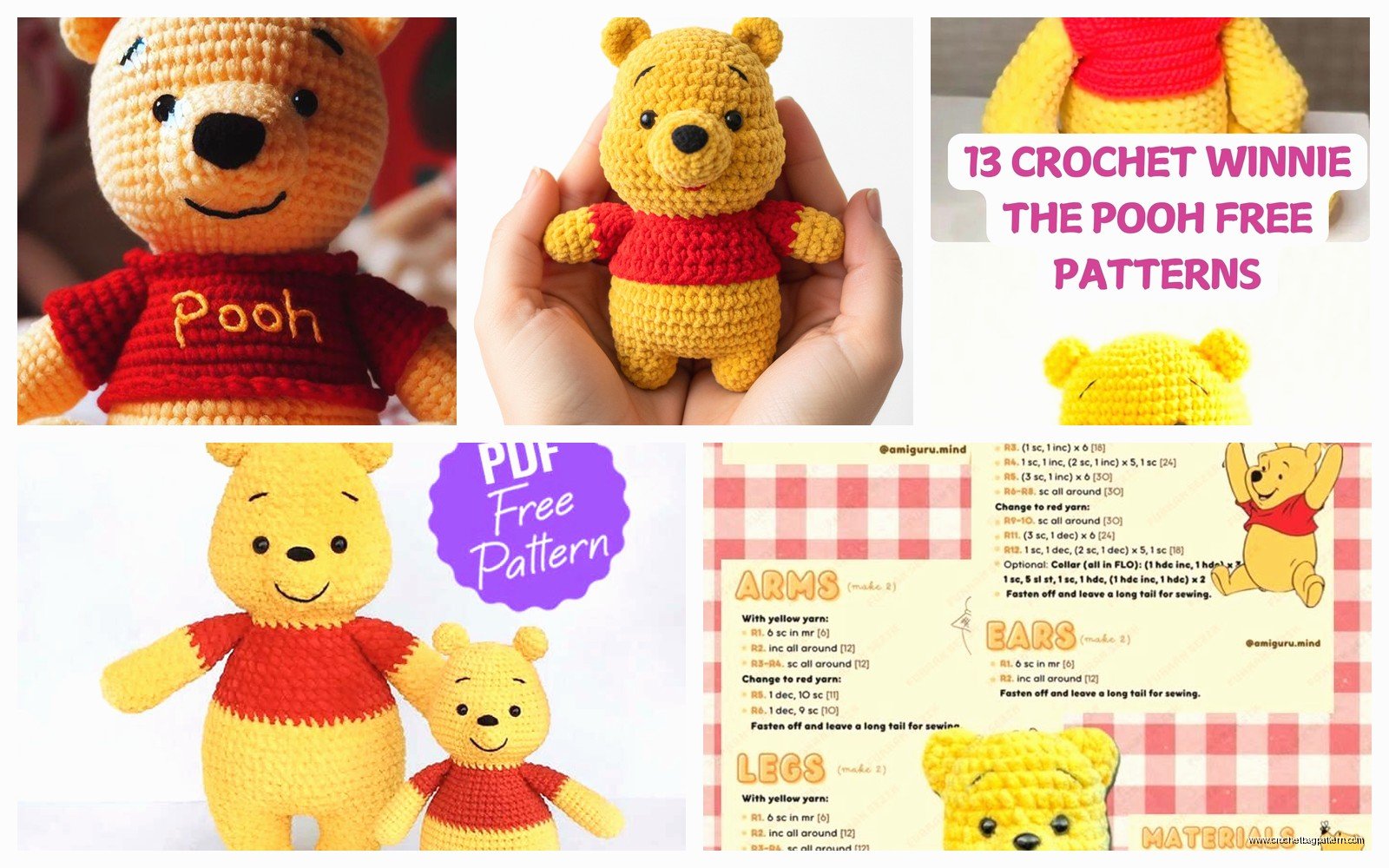 Free Winnie the Pooh Crochet Pattern: Classic Character