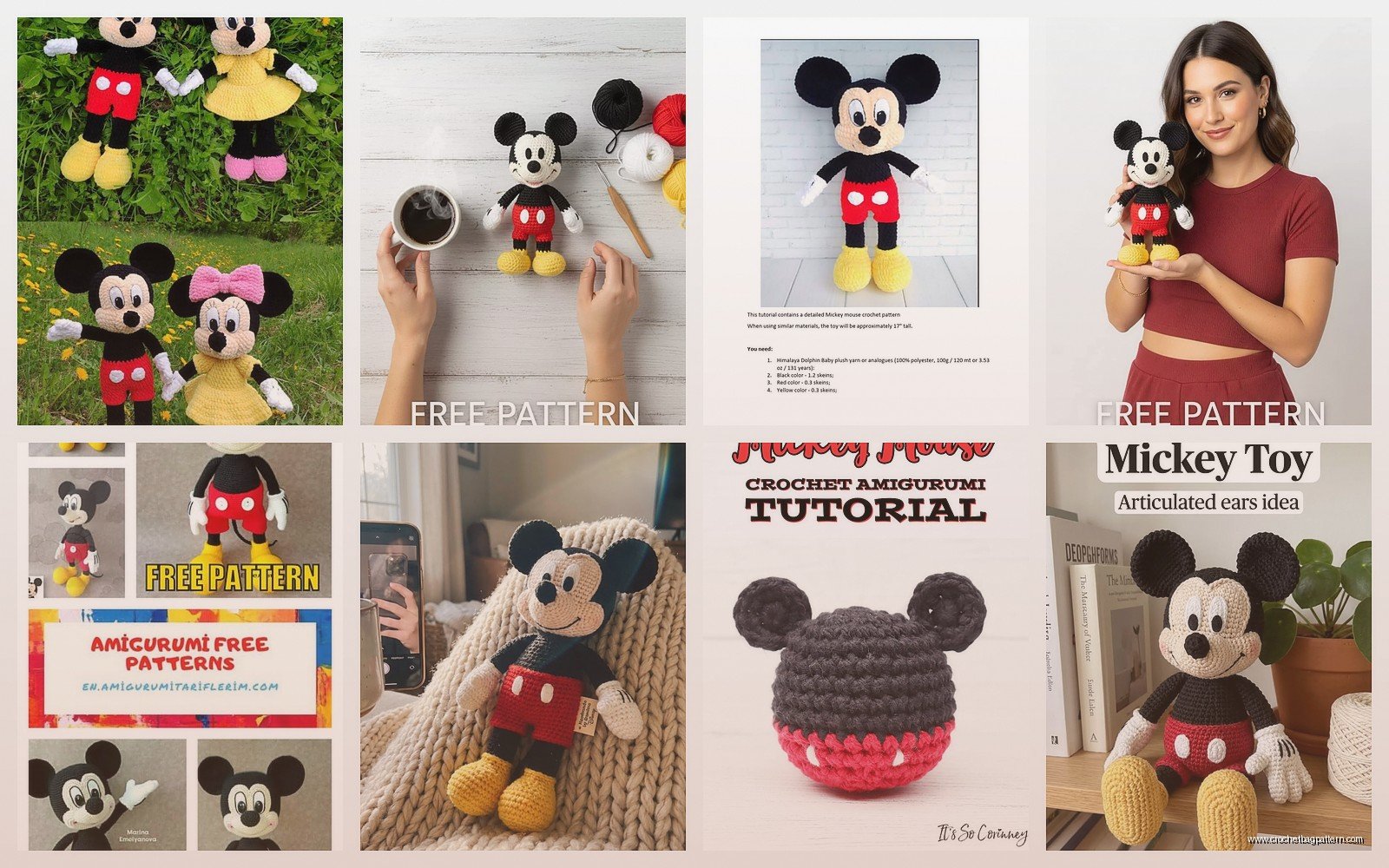 Amigurumi Mickey Mouse Pattern: Disney Crochet Guide