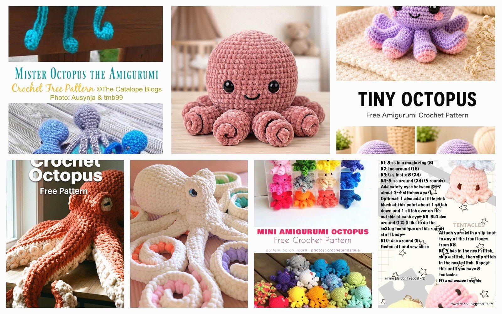 Amigurumi Octopus Pattern: Sea Creature Tutorial