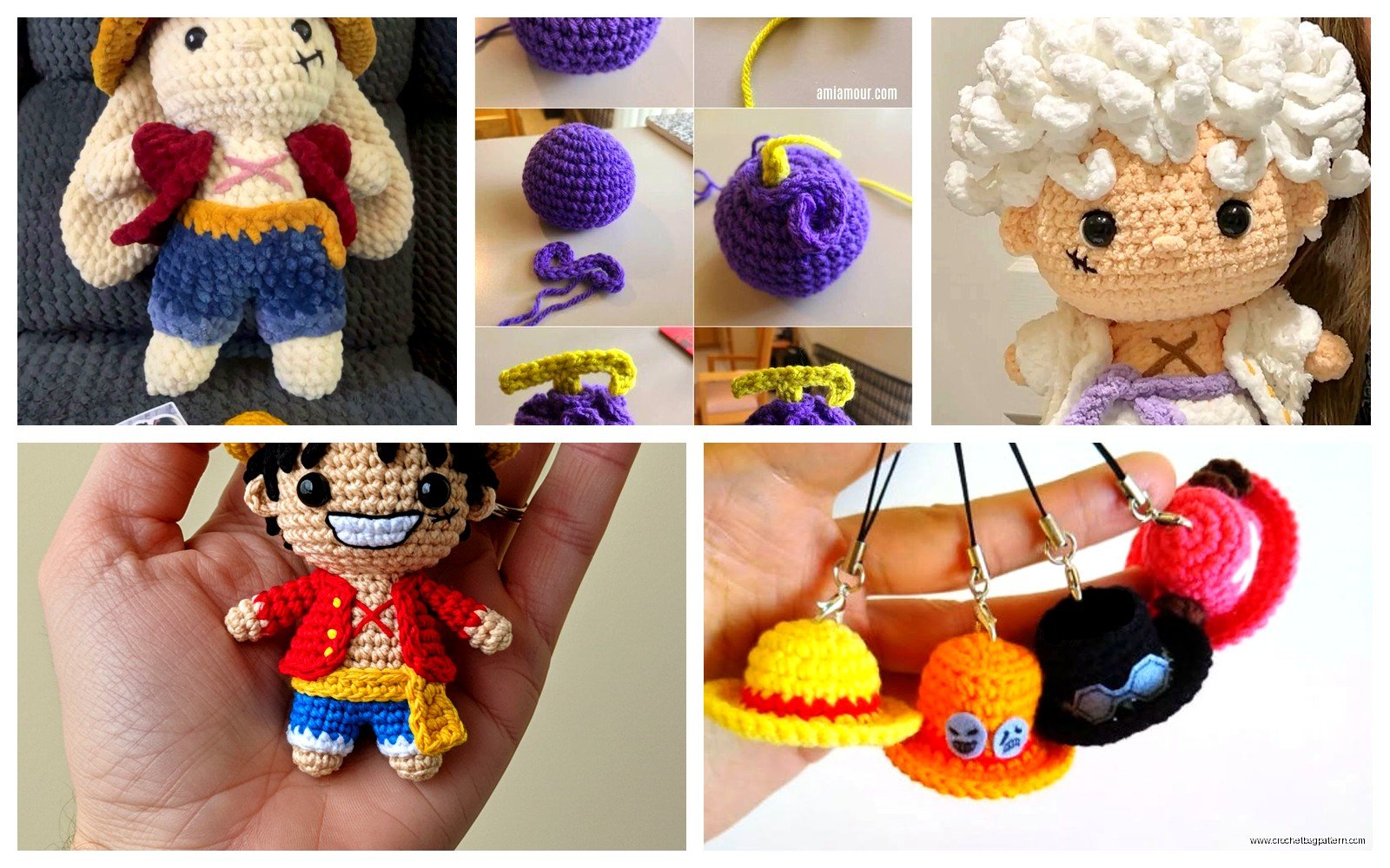Amigurumi One Piece Characters: Anime Crochet Patterns