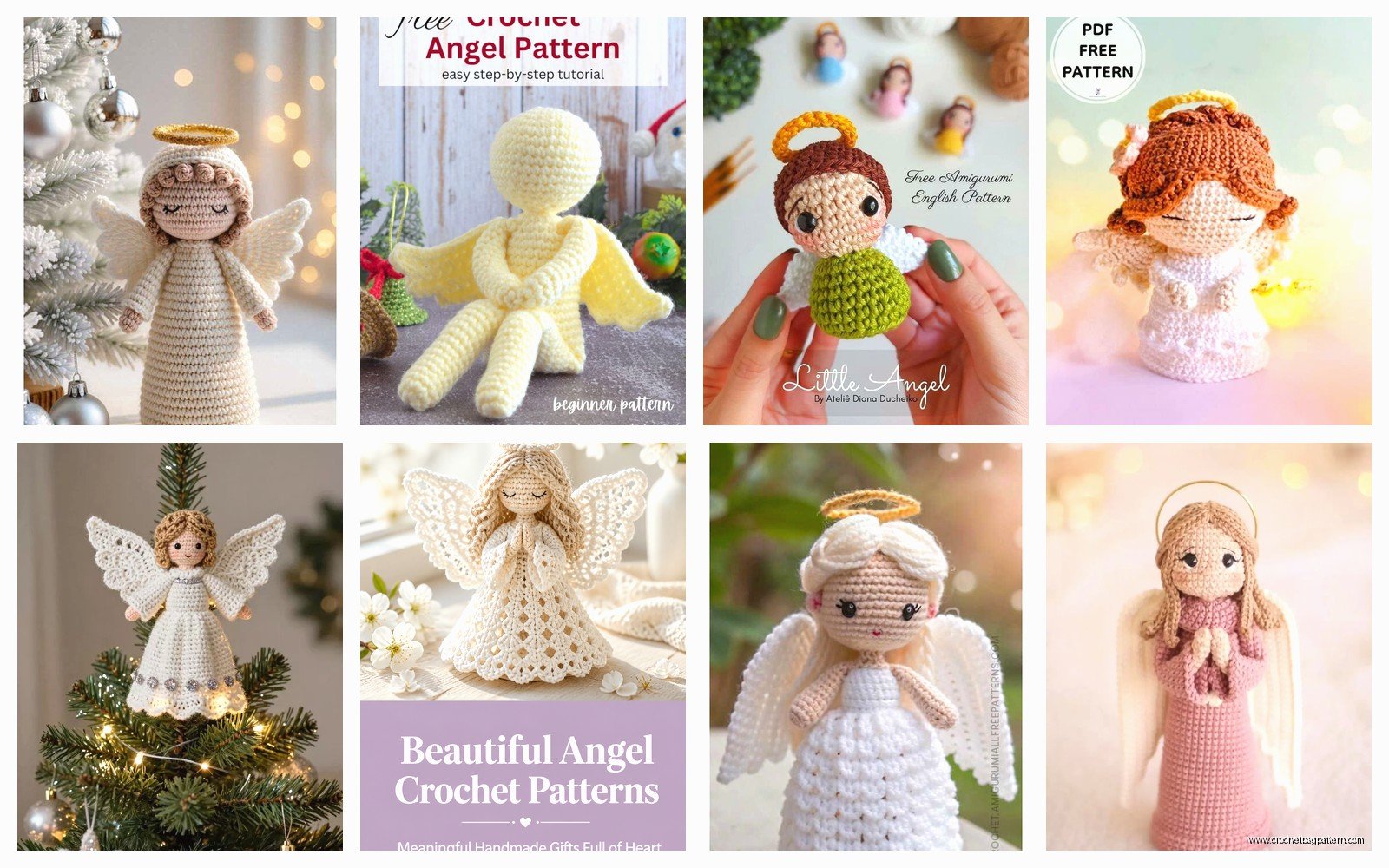 Angel Amigurumi Pattern: Christmas & Decorative Designs