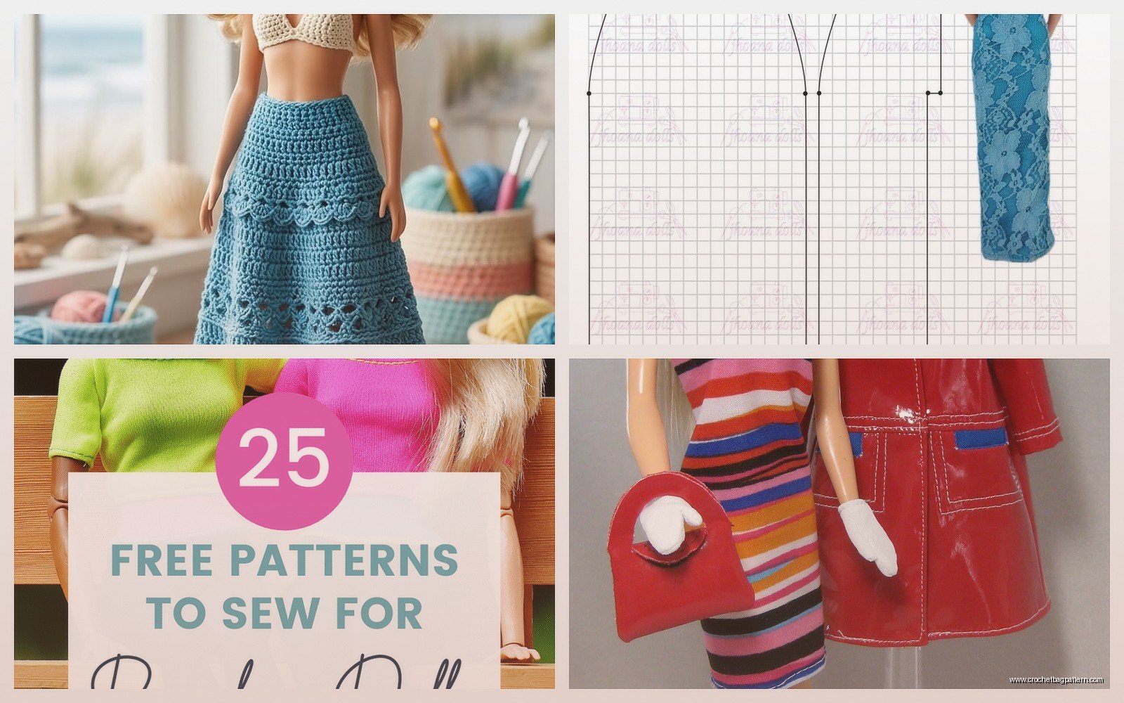 Barbie Crochet Patterns: Doll Clothes & Accessories