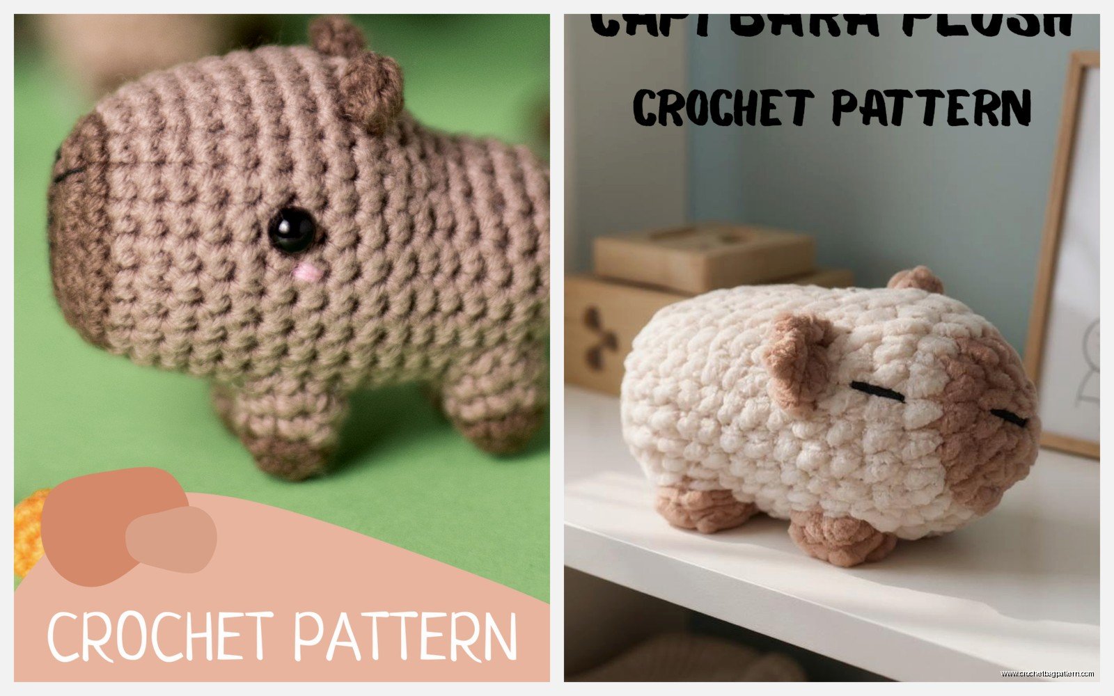 Capybara Crochet Pattern: Giant Rodent Amigurumi