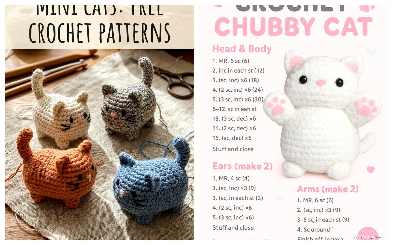 Cat Amigurumi: Feline Plushie Pattern
