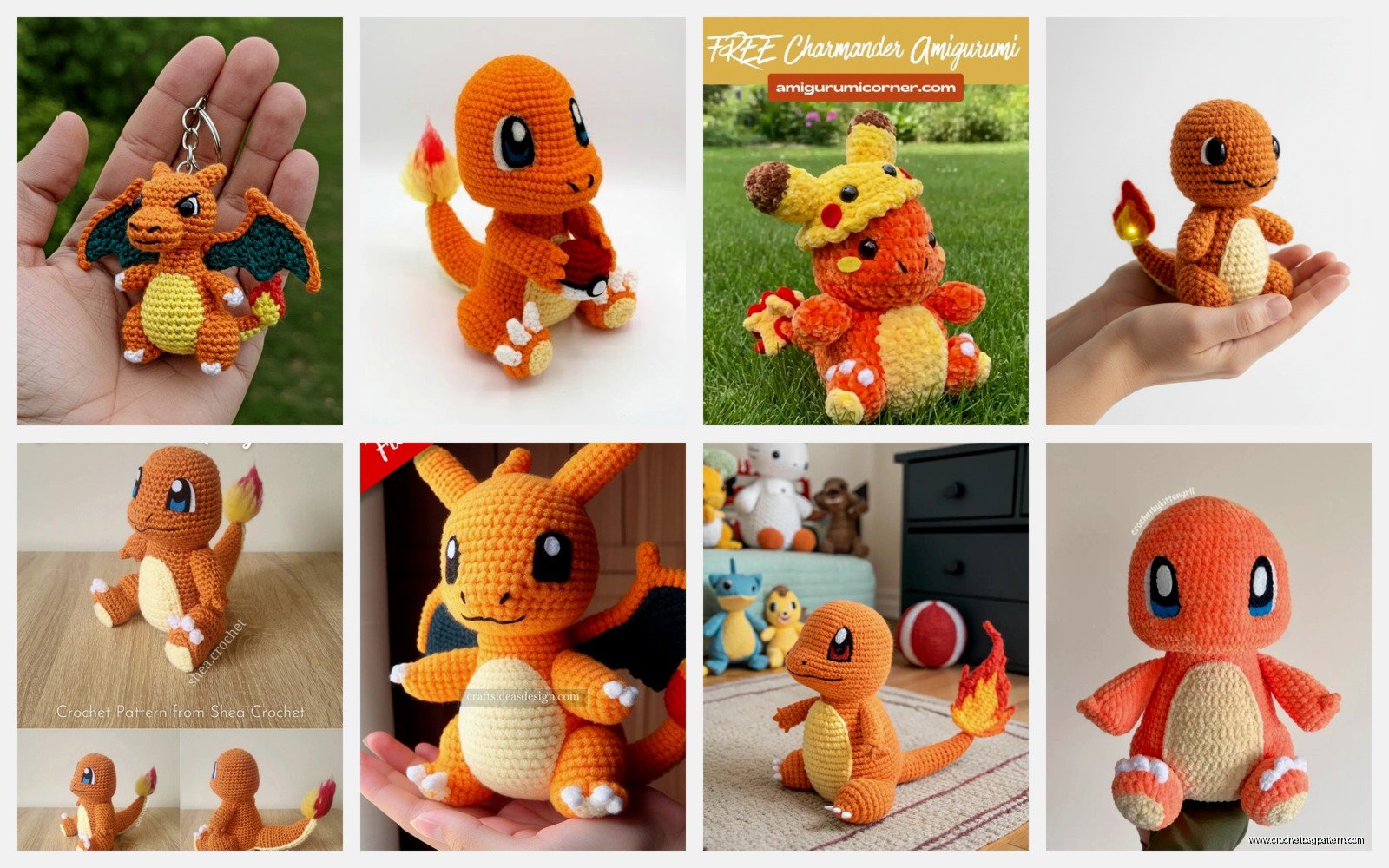 Charmander Amigurumi Pattern: Pokemon Crochet Guide