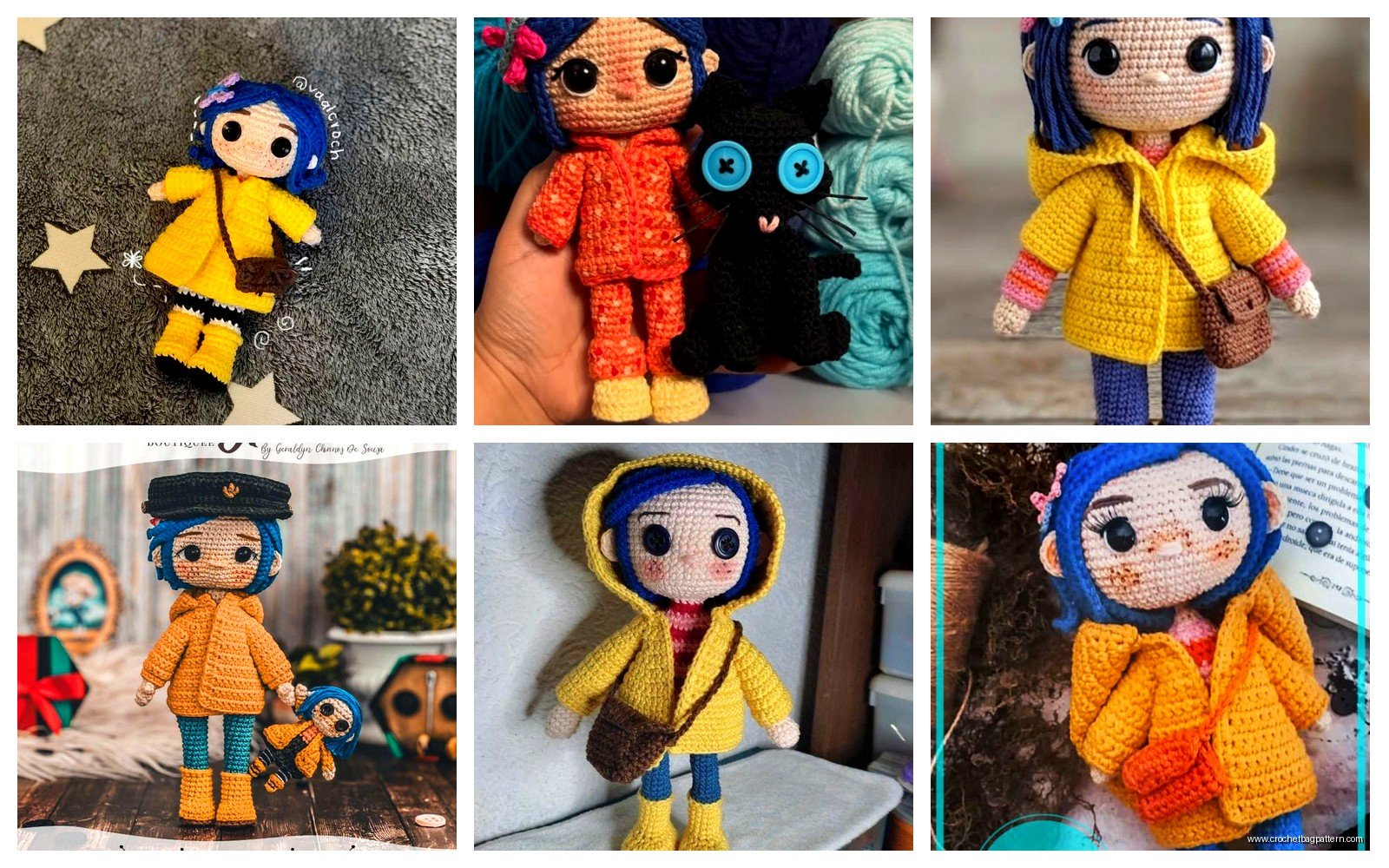 Coraline Amigurumi Pattern: Movie Character Crochet