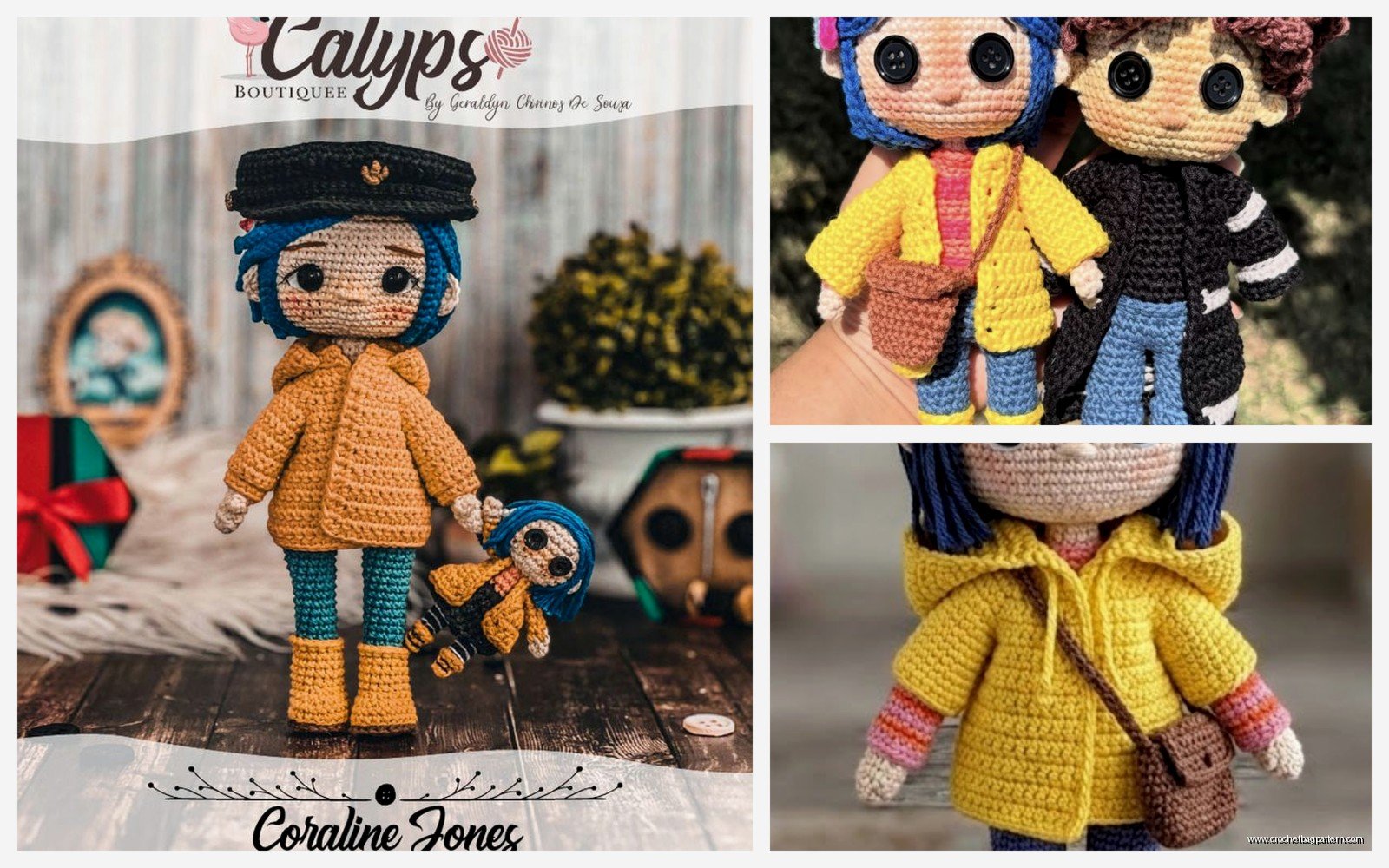 Coraline Amigurumi Pattern: Movie Character Crochet