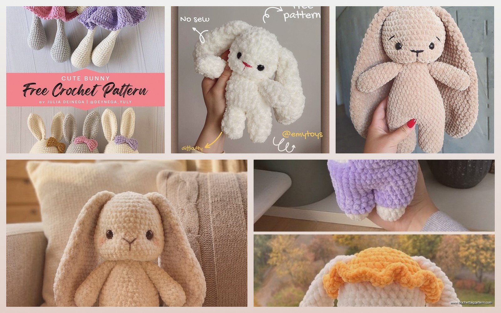 Crochet Bunny Pattern: Rabbit Amigurumi Tutorial