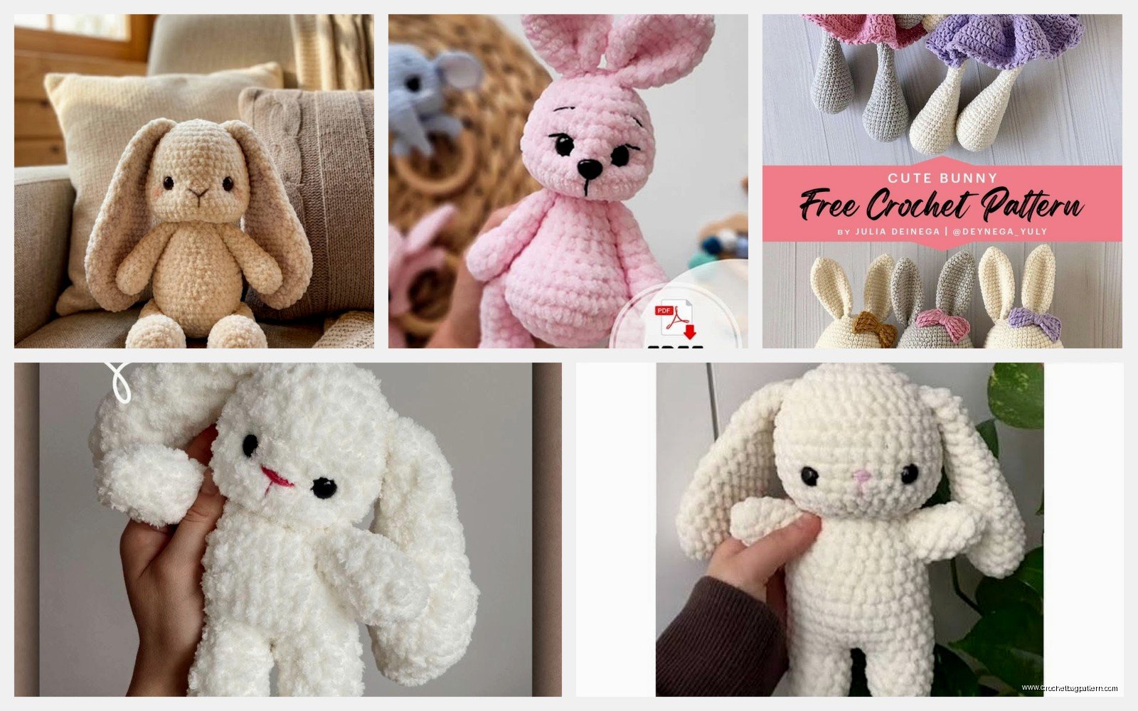 Crochet Bunny Pattern: Rabbit Amigurumi Tutorial