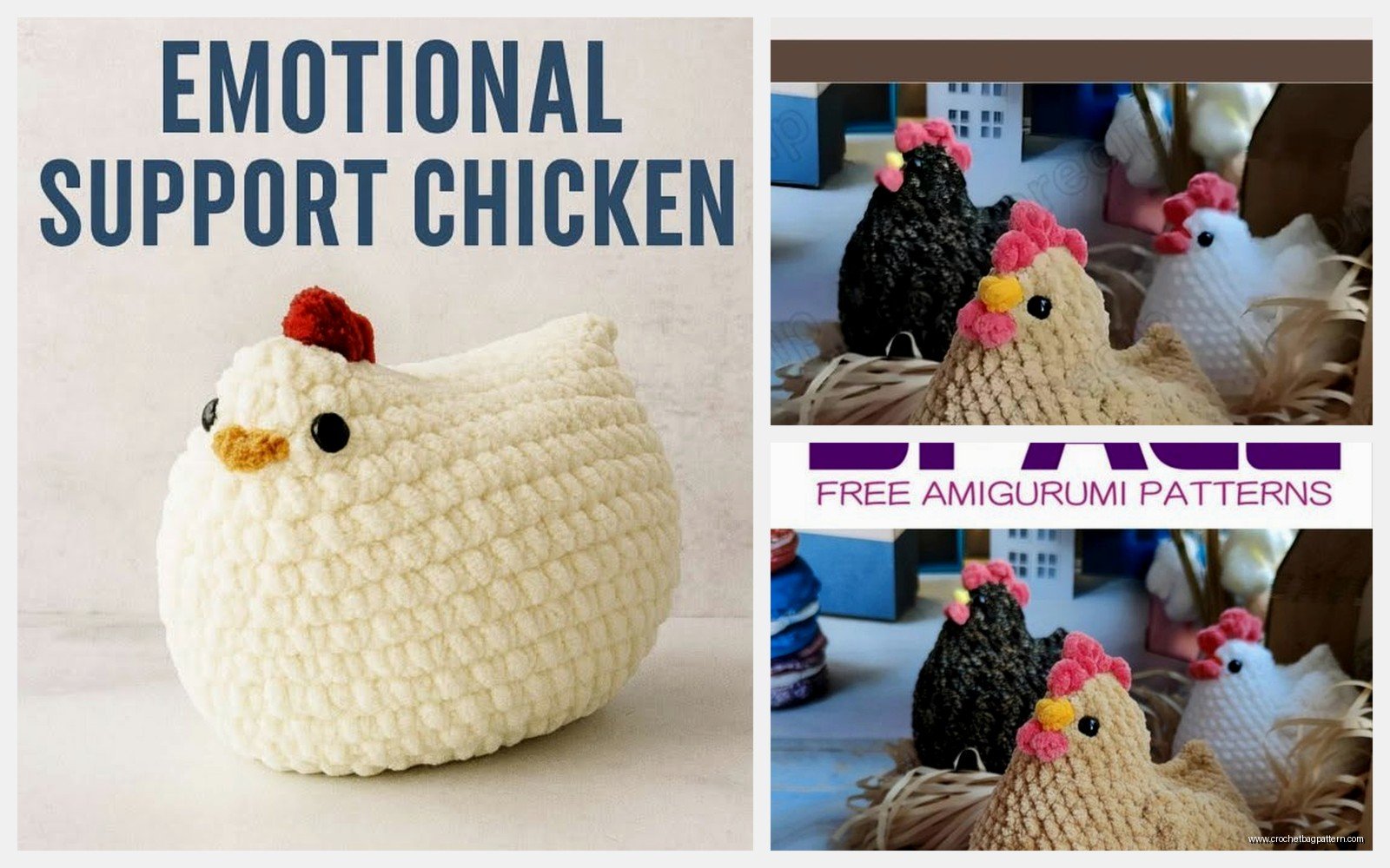 Crochet Chicken Pattern: Farm Animal Amigurumi