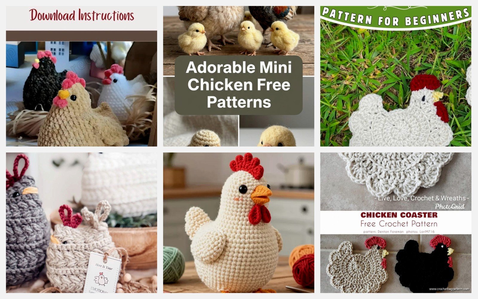 Crochet Chicken Pattern: Farm Animal Amigurumi