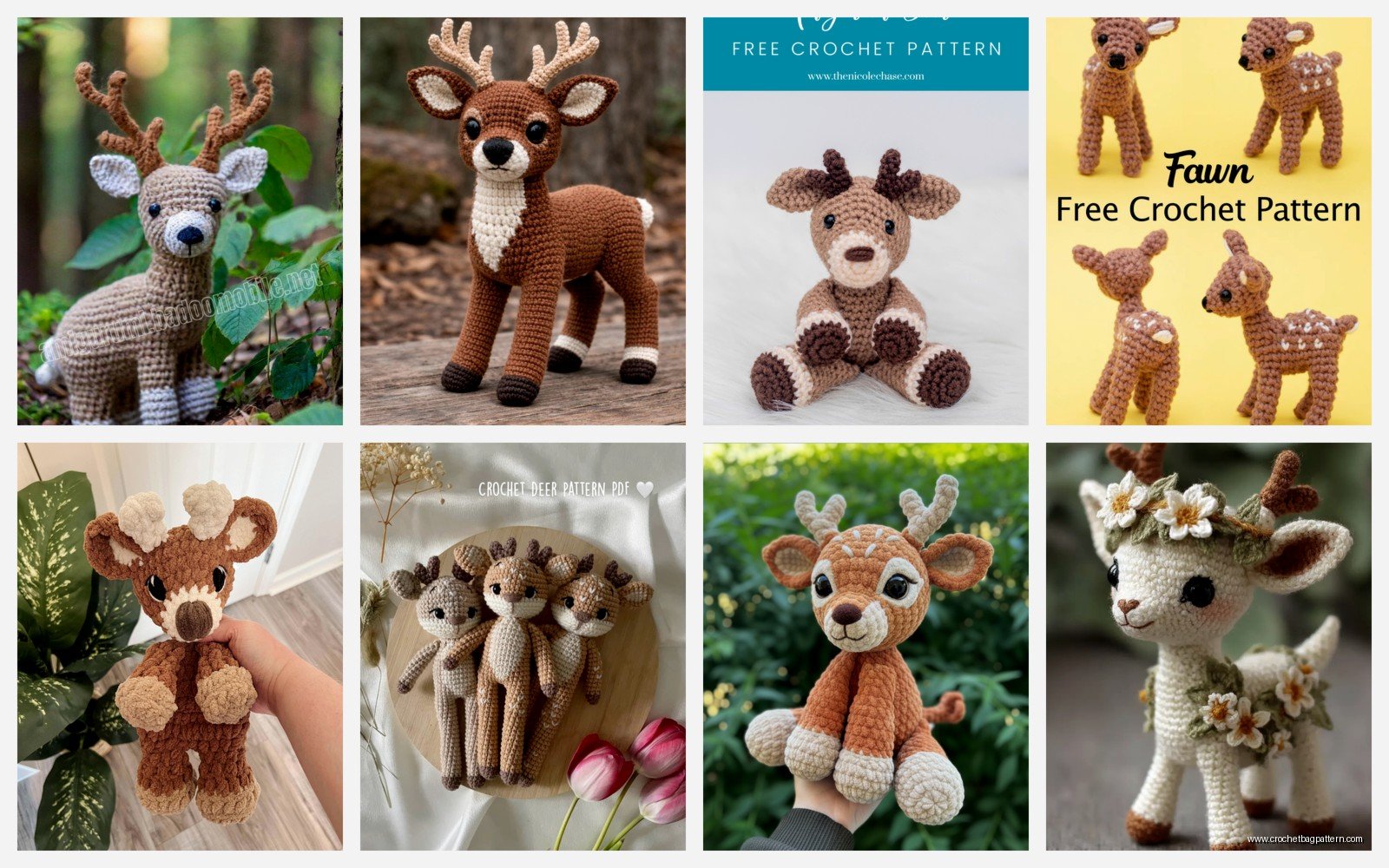 Crochet Deer Pattern: Woodland Animal Amigurumi