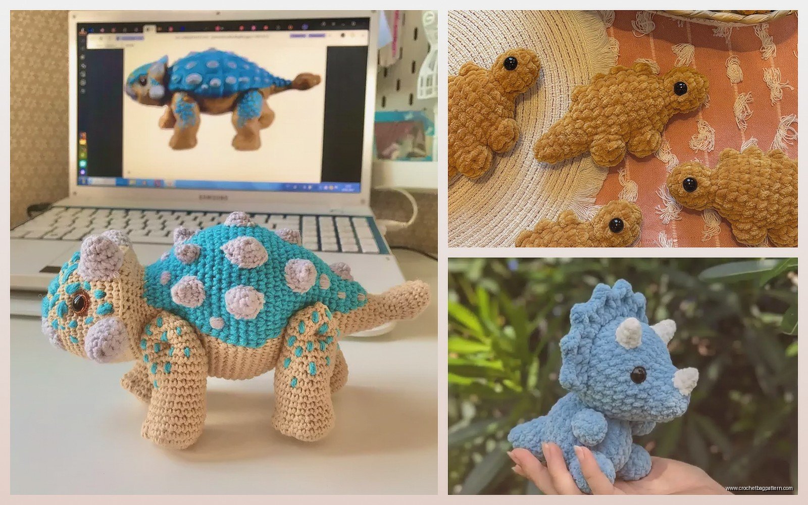 Crochet Dinosaur Pattern: Amigurumi Dino Tutorials