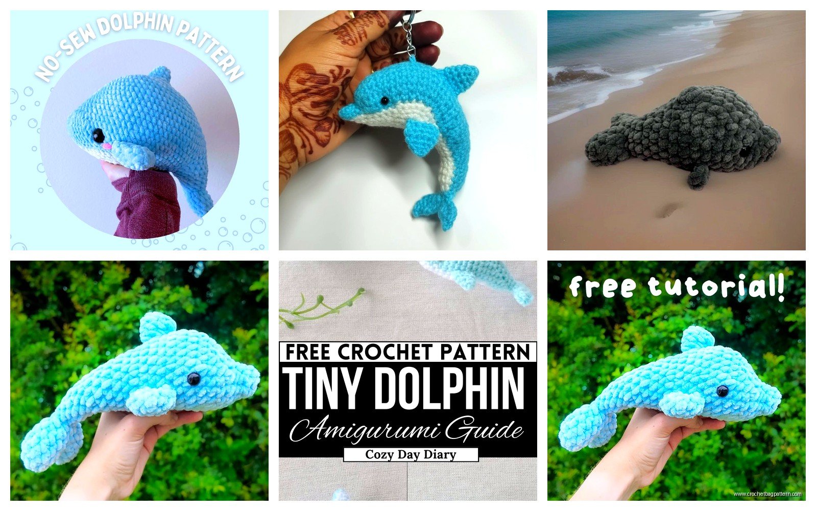 Crochet Dolphin Pattern: Ocean Animal Amigurumi