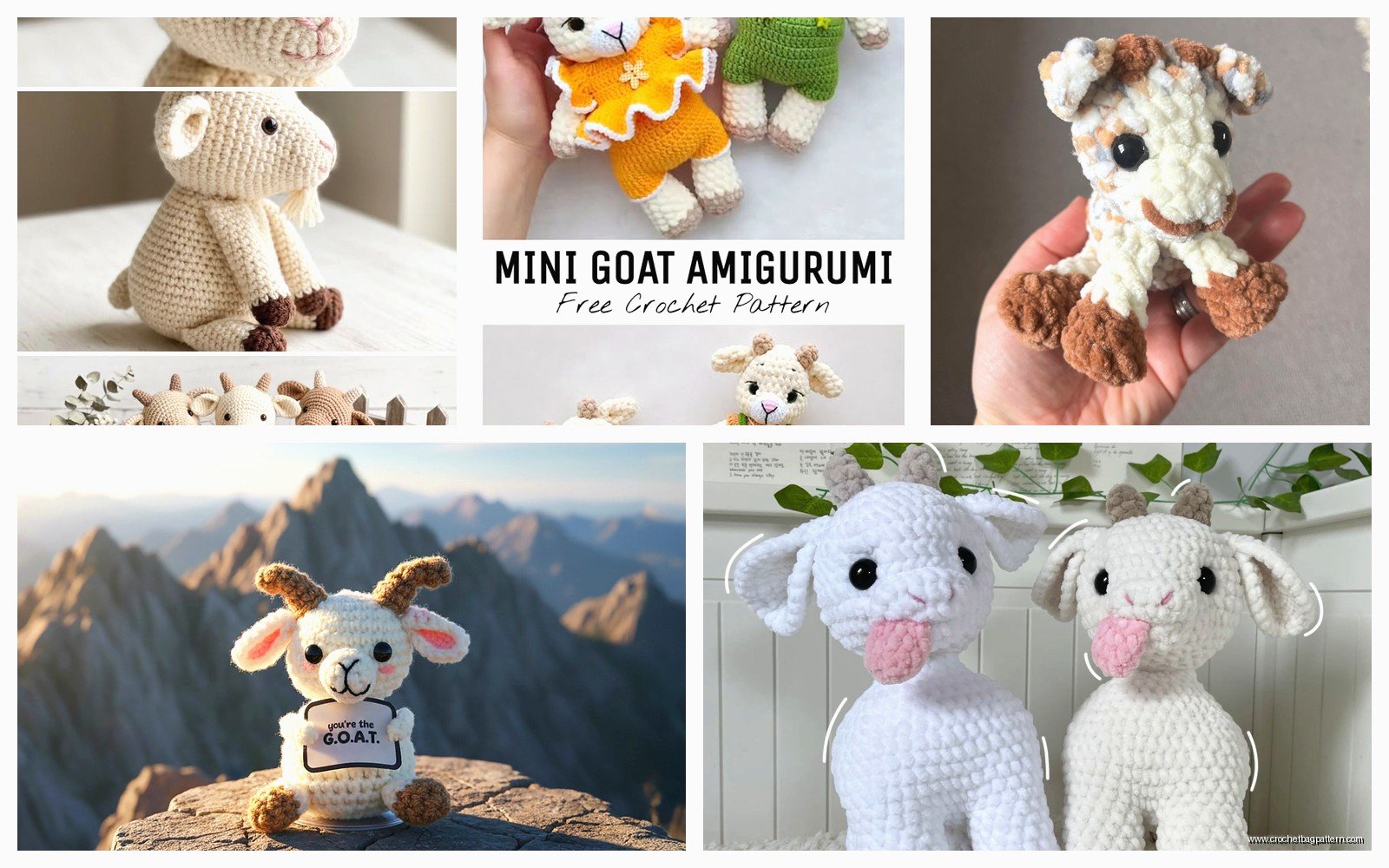Crochet Goat Pattern: Farm Animal Amigurumi