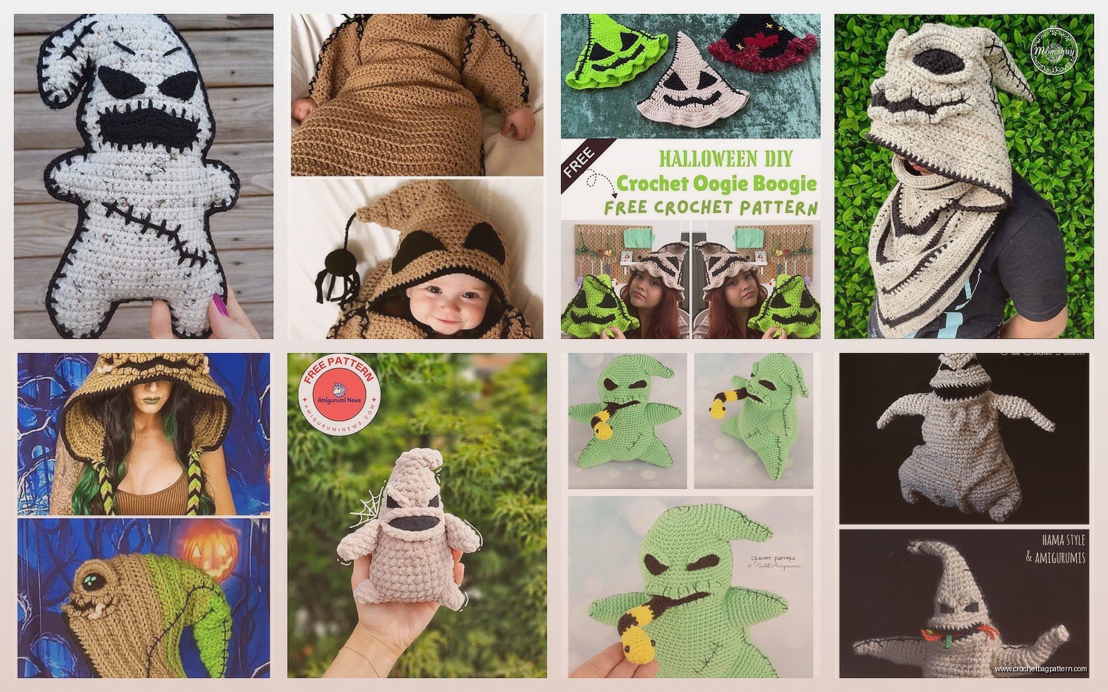 Crochet Oogie Boogie: Halloween Character Pattern