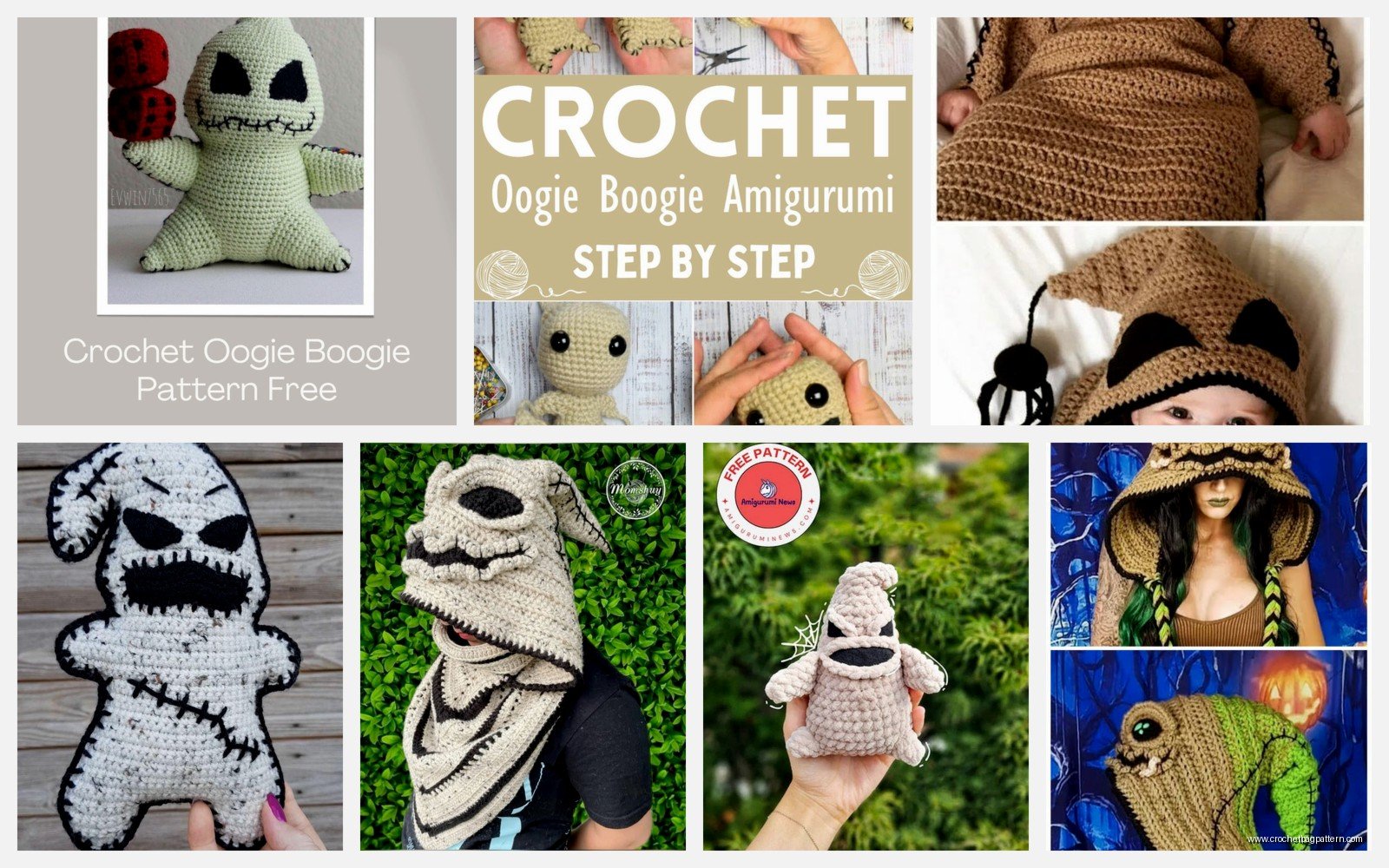 Crochet Oogie Boogie: Halloween Character Pattern