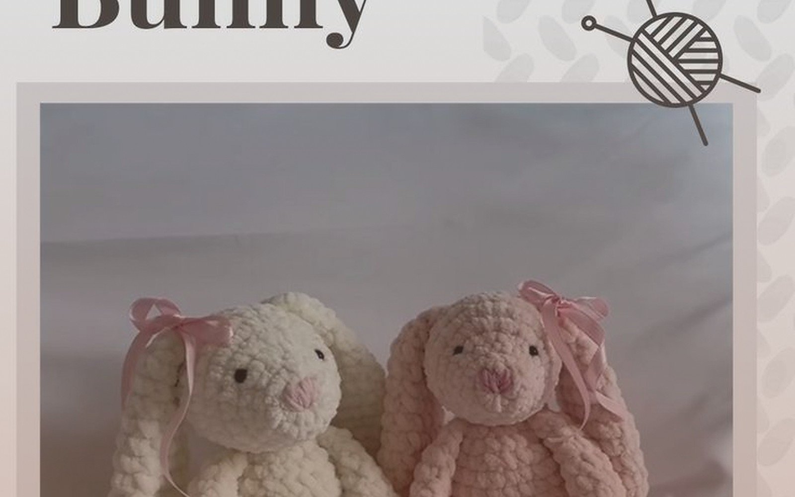 Crochet Rabbit Pattern: Bunny Amigurumi Tutorial
