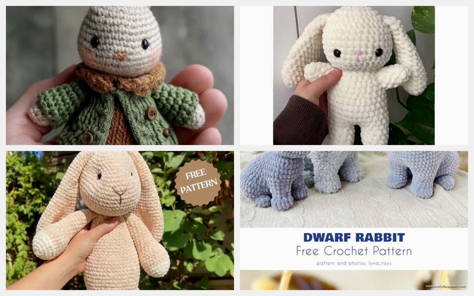 Crochet Rabbit Pattern: Bunny Amigurumi Tutorial