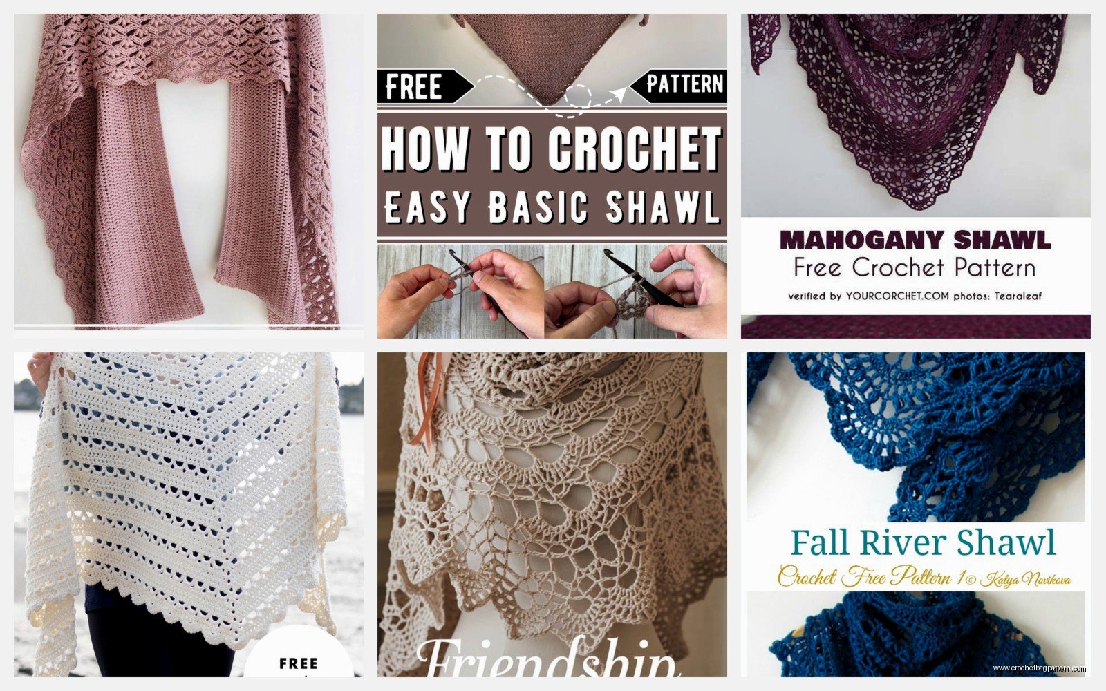 Crochet Shawl Pattern: Wrap & Triangle Tutorials