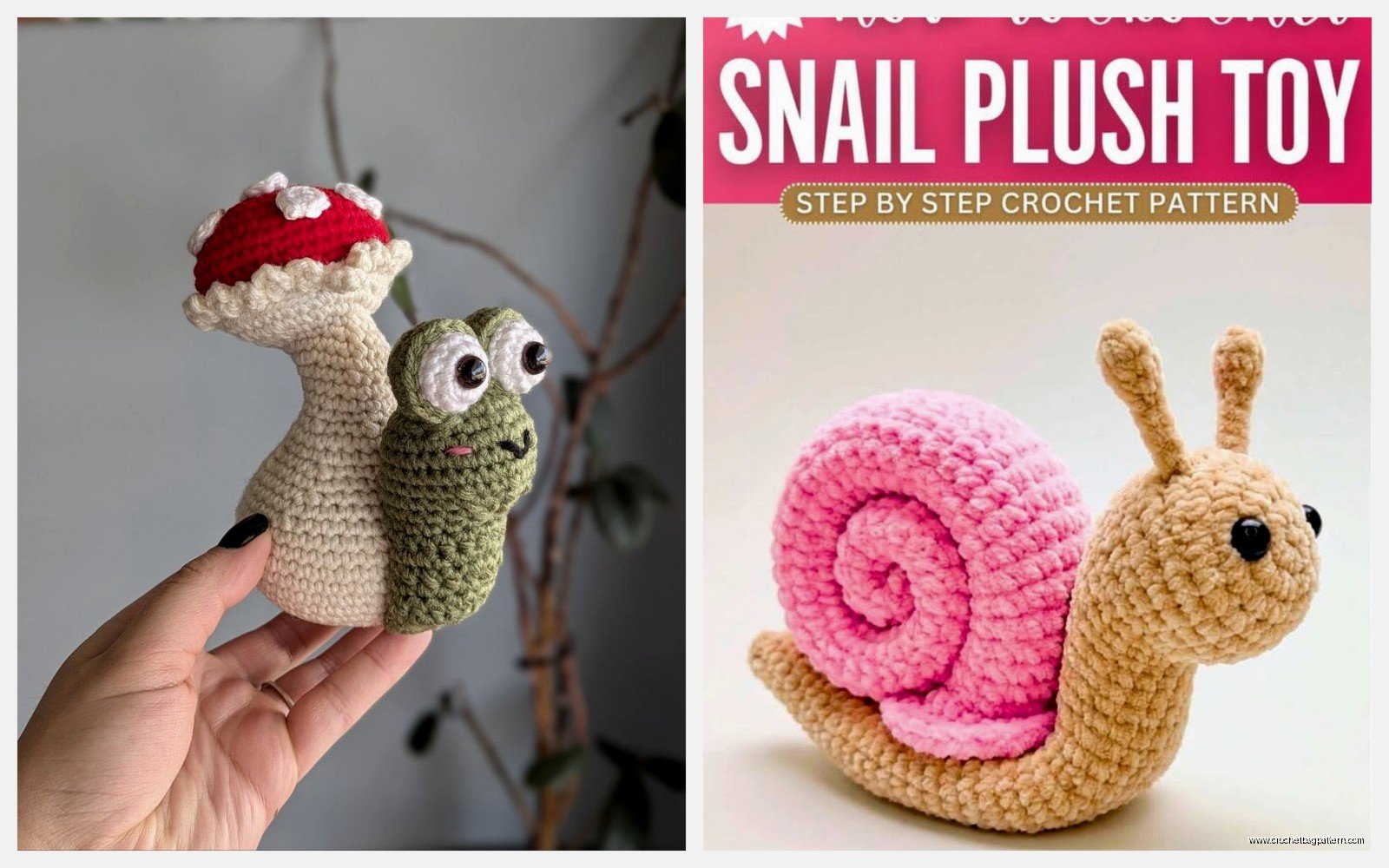 Crochet Snail Pattern: Garden Creature Amigurumi