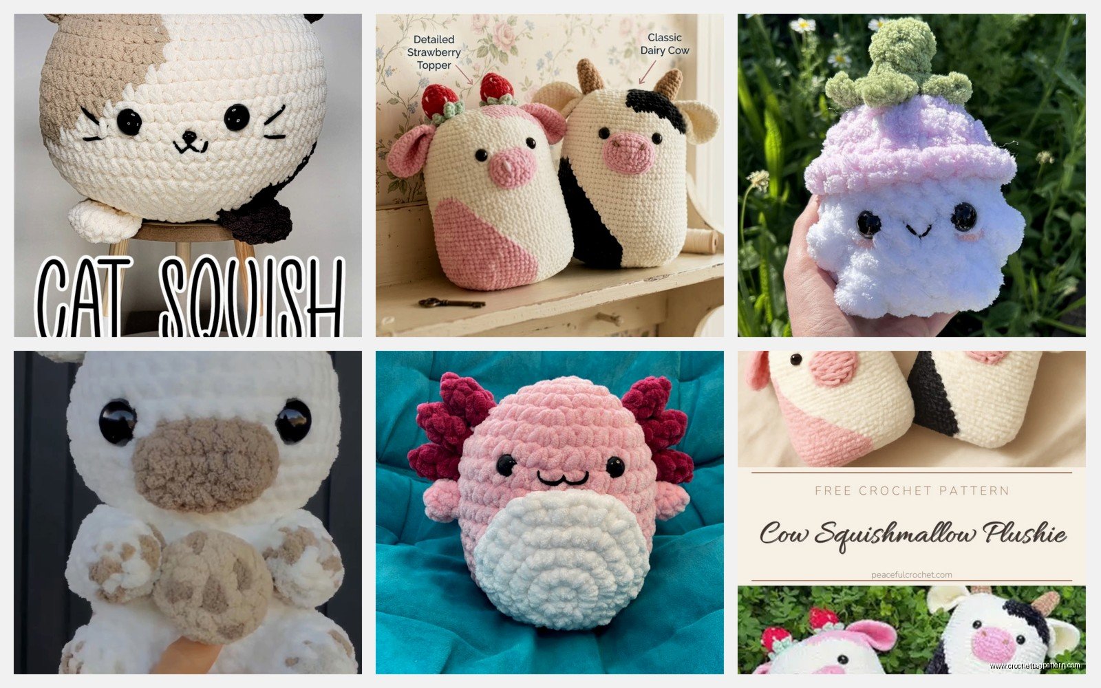 Crochet Squishmallow: Plushie Copycat Pattern