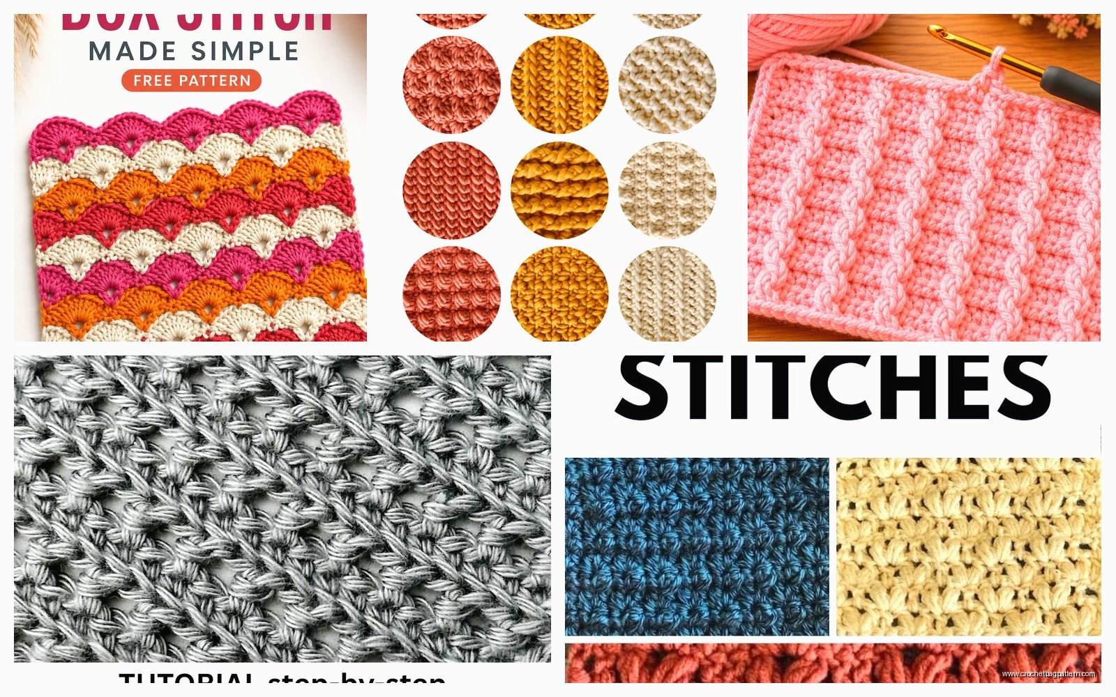 Crochet Stitch Patterns: Complete Texture Library