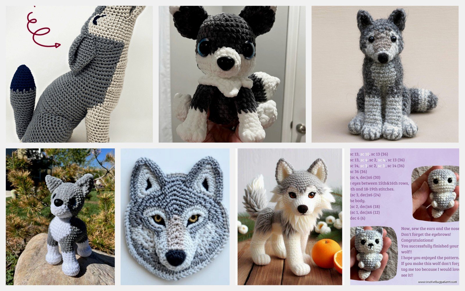 Crochet Wolf Pattern: Wild Animal Amigurumi