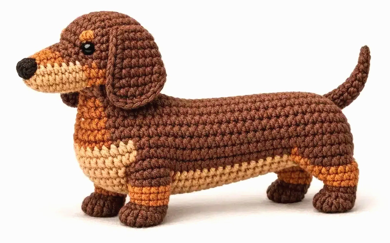 Dachshund Crochet Pattern: Wiener Dog Amigurumi