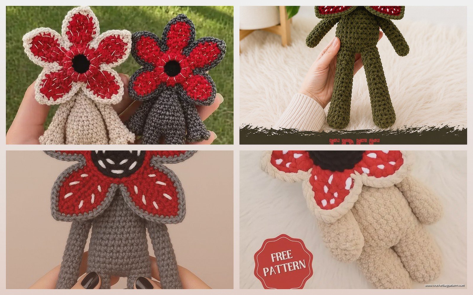 Demogorgon Crochet Pattern: Stranger Things Monster