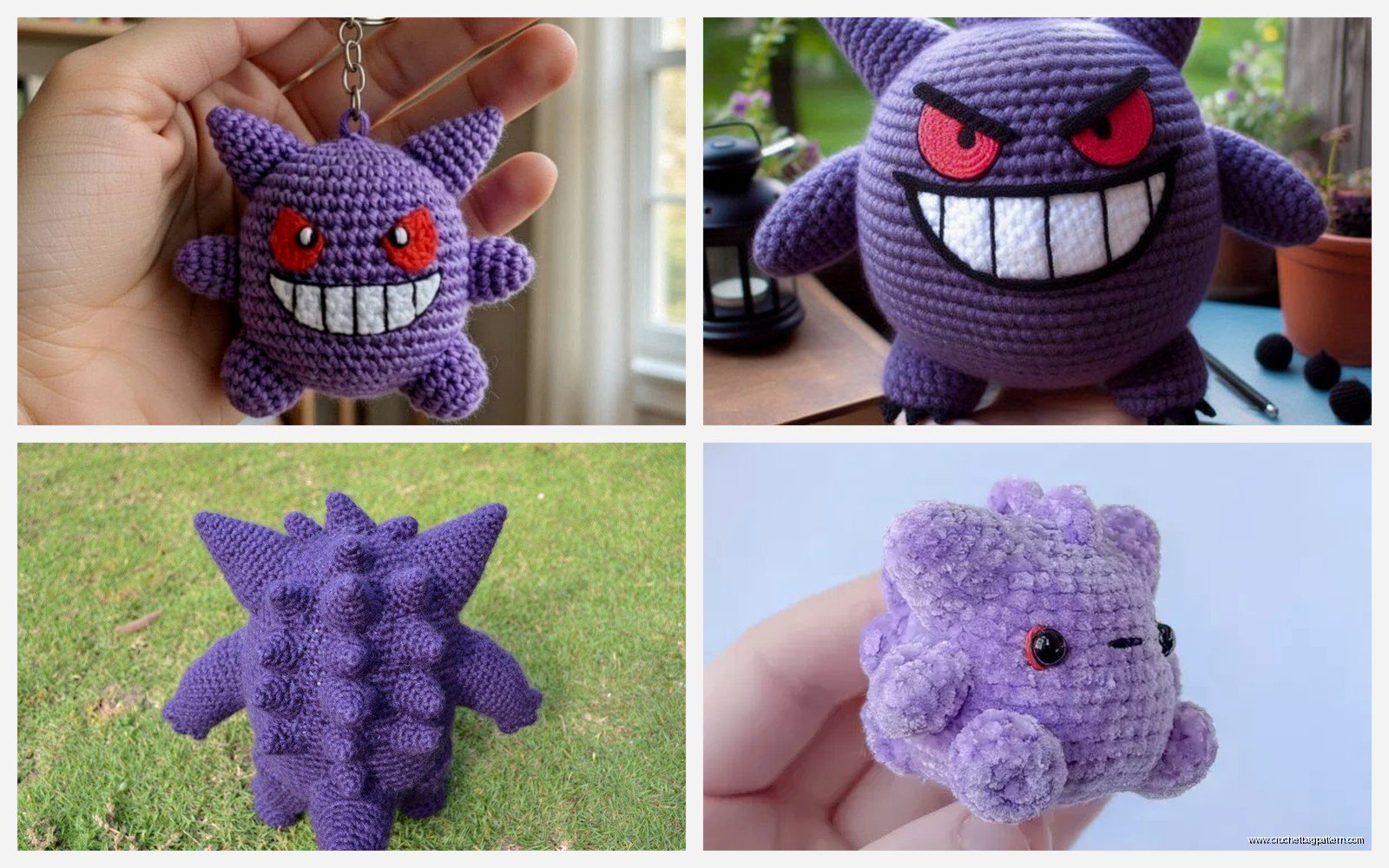 Gengar Crochet: Pokemon Ghost Pattern