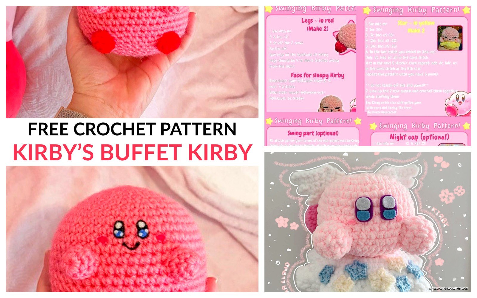 Kirby Crochet Pattern: Nintendo Character Amigurumi
