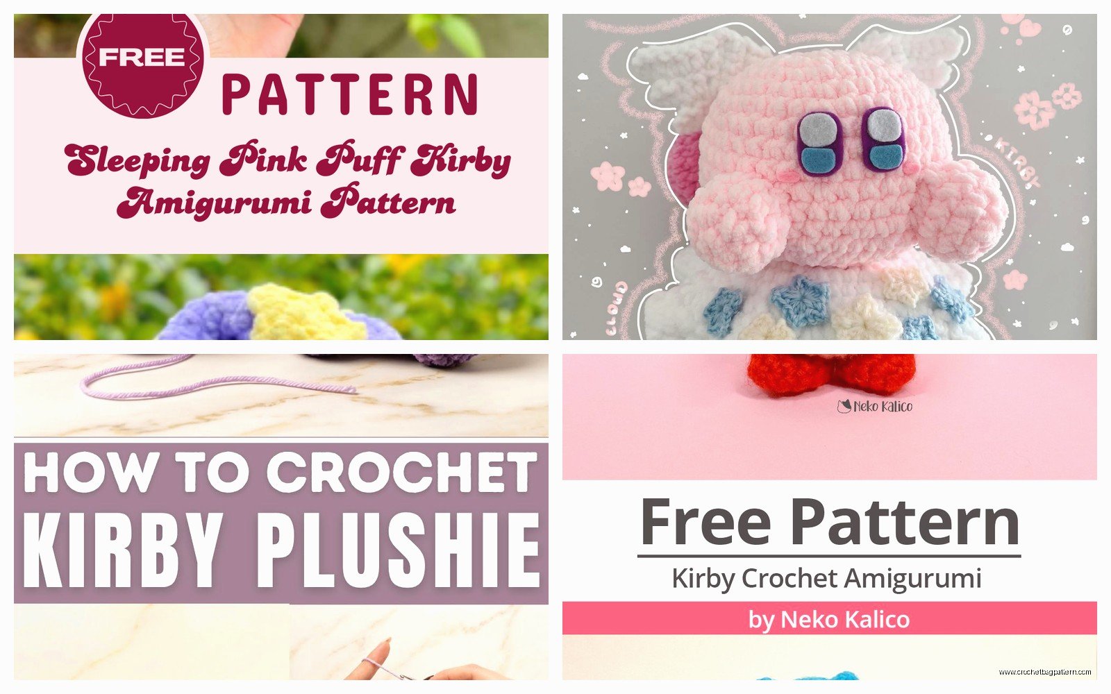 Kirby Crochet Pattern: Nintendo Character Amigurumi