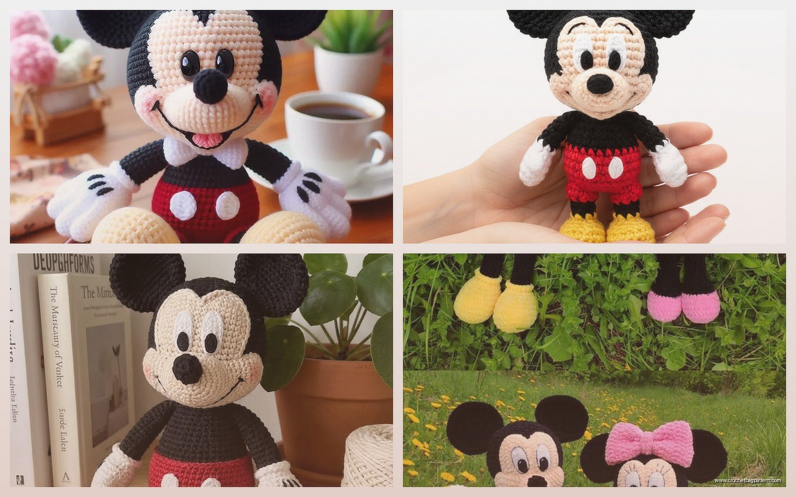 Mickey Mouse Crochet Pattern: Disney Character Tutorial