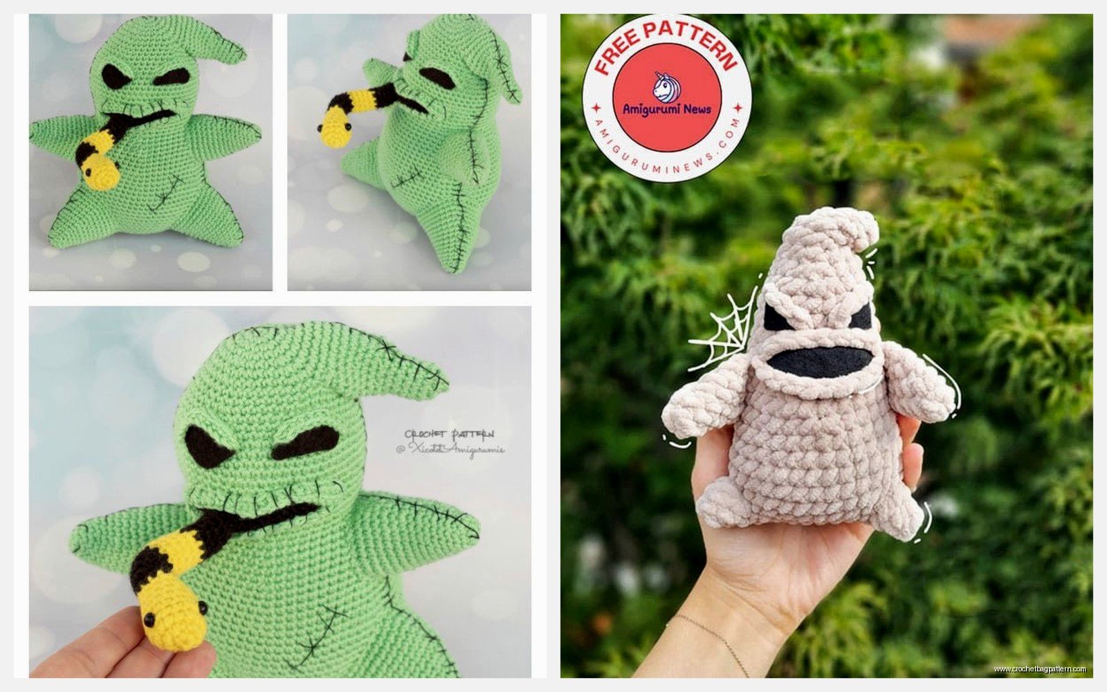 Oogie Boogie Crochet Pattern: Nightmare Before Christmas