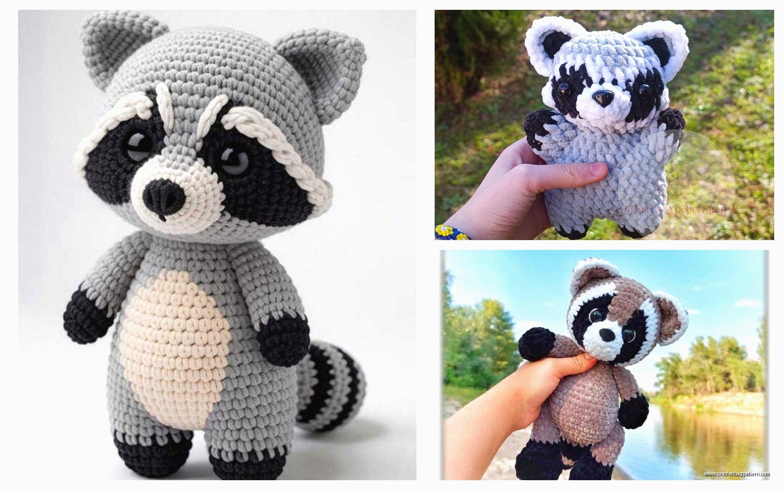 Raccoon Crochet Pattern: Woodland Animal Amigurumi