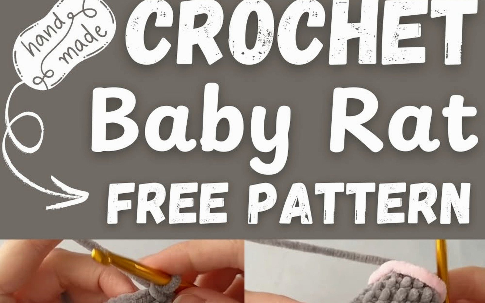 Rat Crochet Pattern: Rodent Amigurumi Tutorial